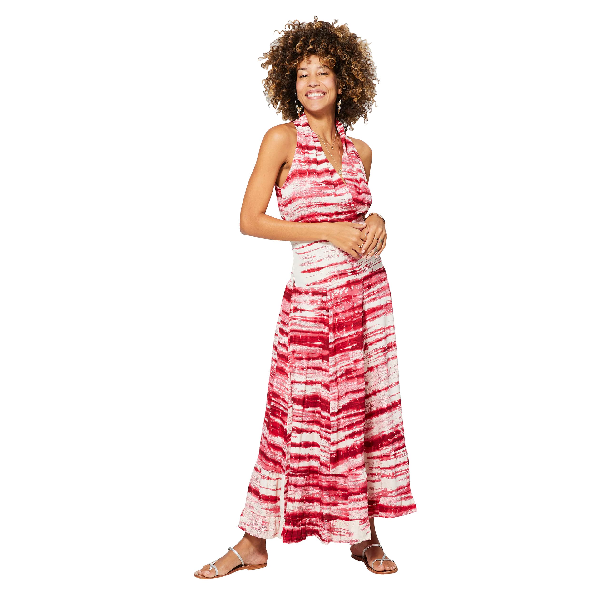 Robe été longue sans manches Cormag - 100% polyester - Akoustik Online