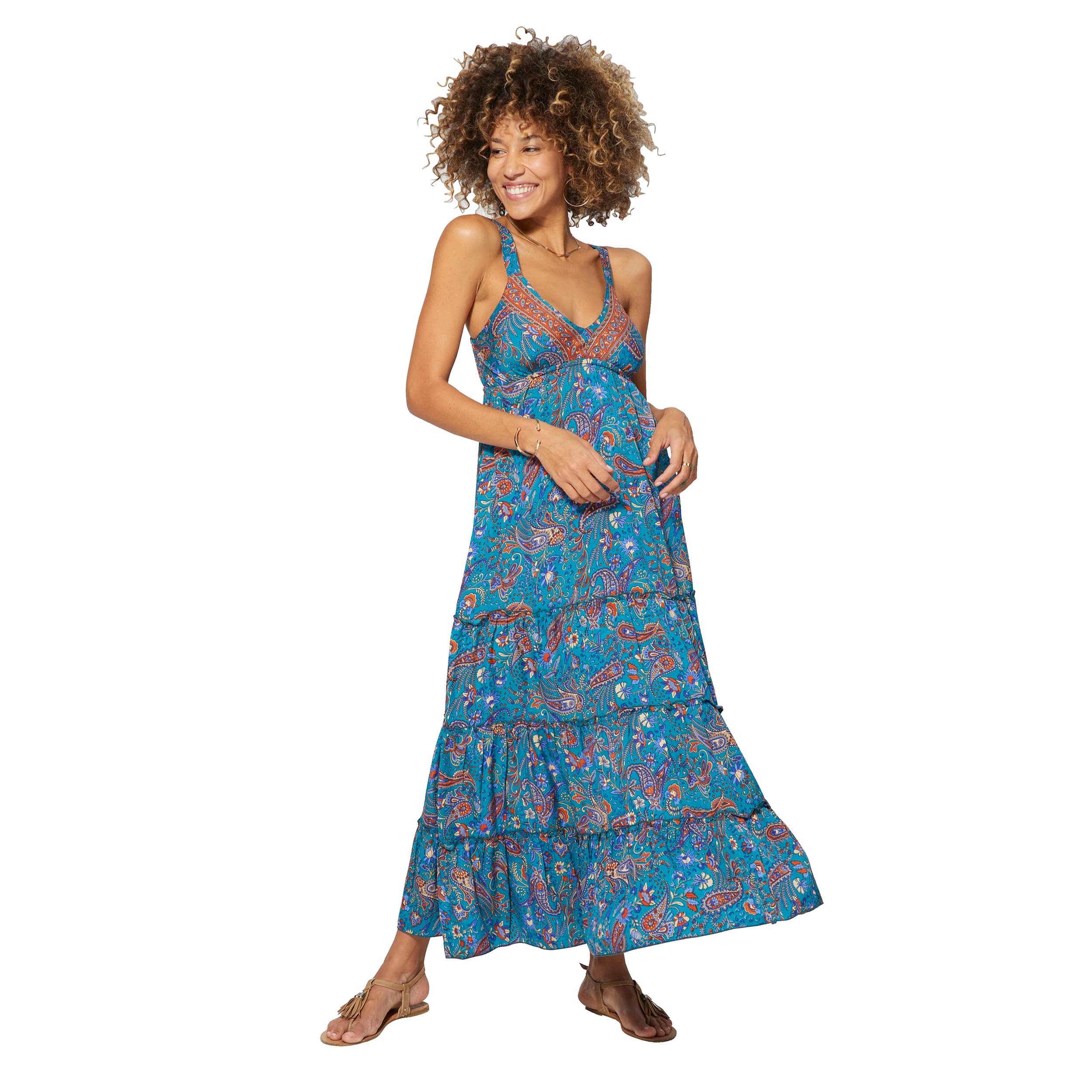 Robe été longue sans manches Lochlann - Akoustik Online