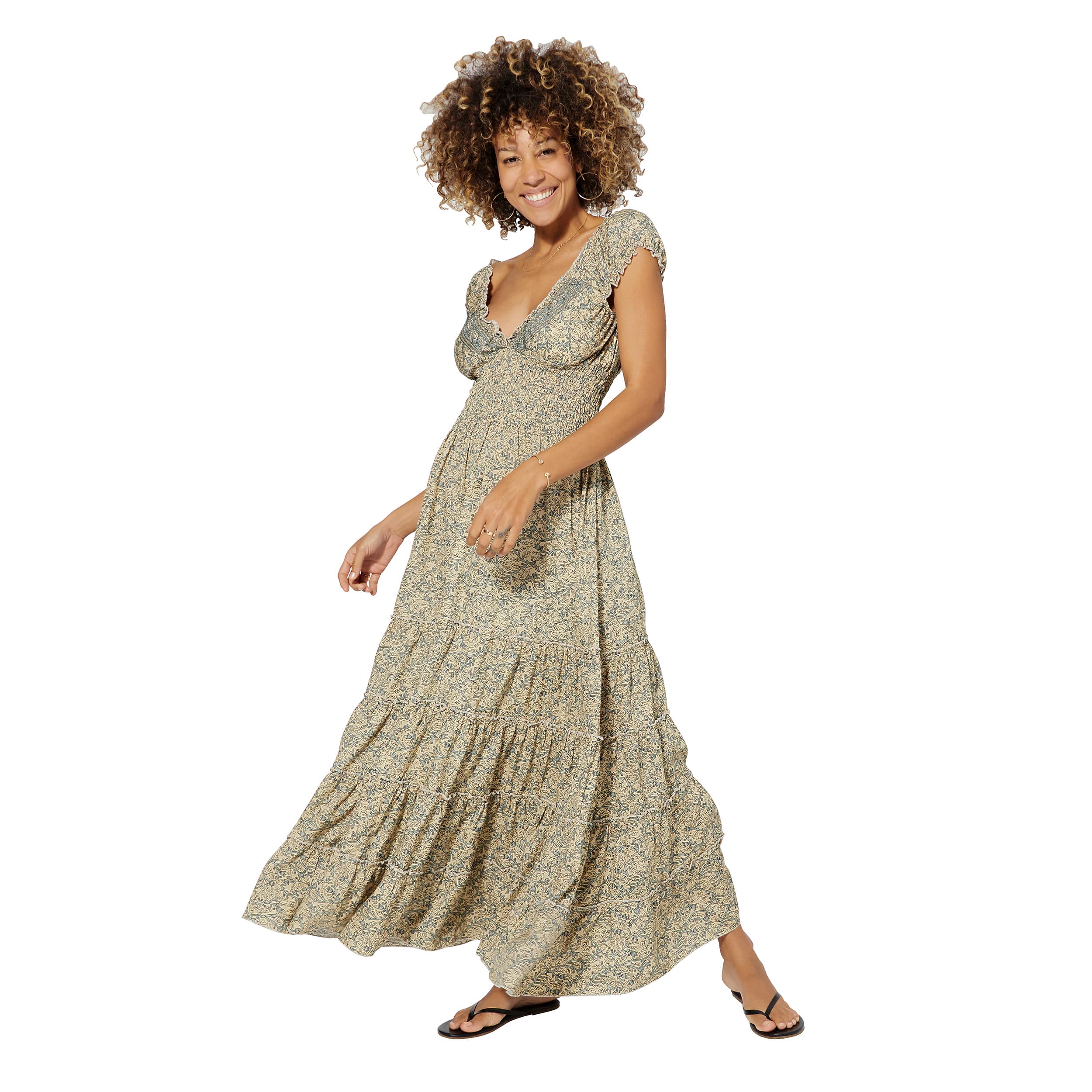 Robe été longue manches courtes Aniketos - Akoustik Online