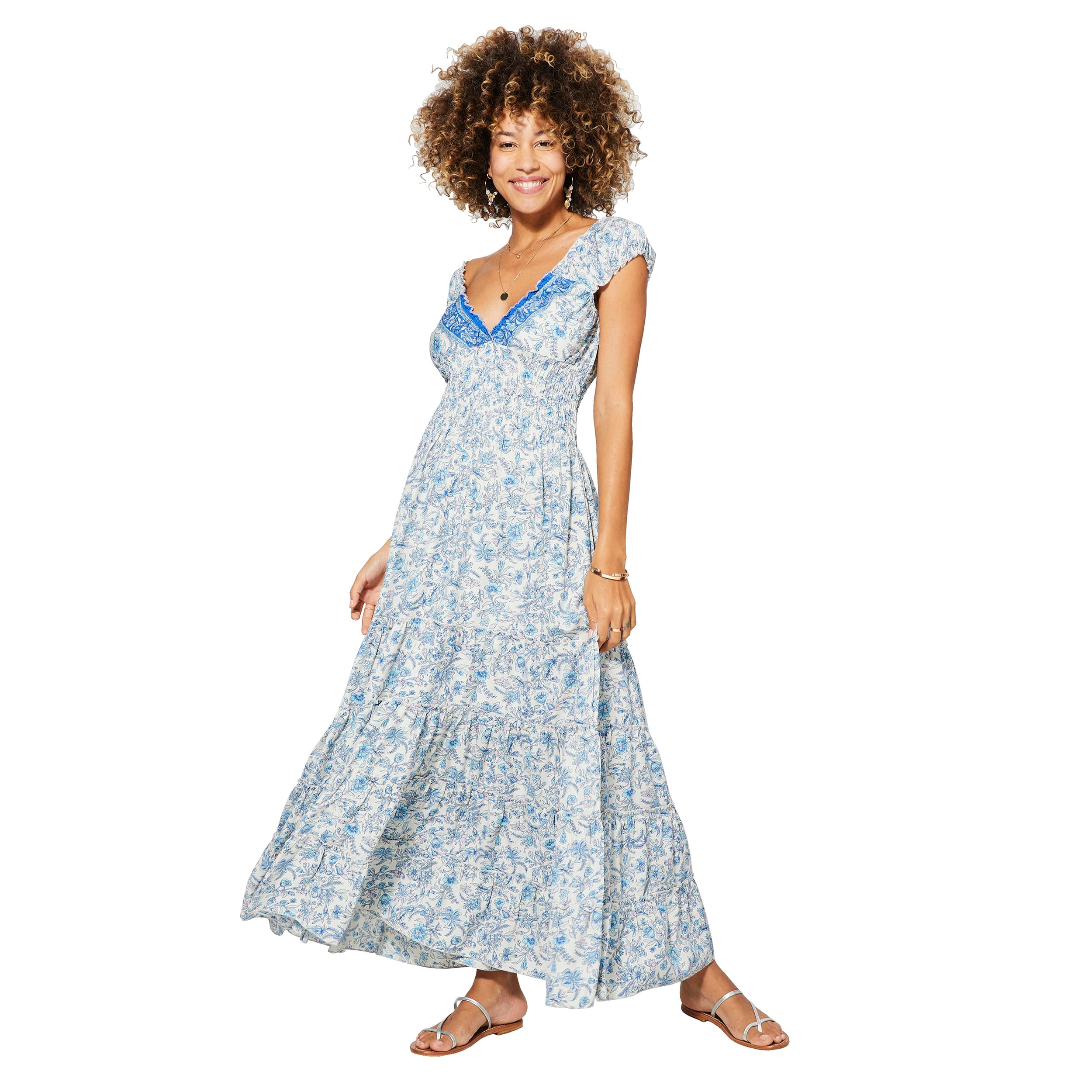 Robe été longue manches courtes Jed - 100% polyester - Akoustik Online