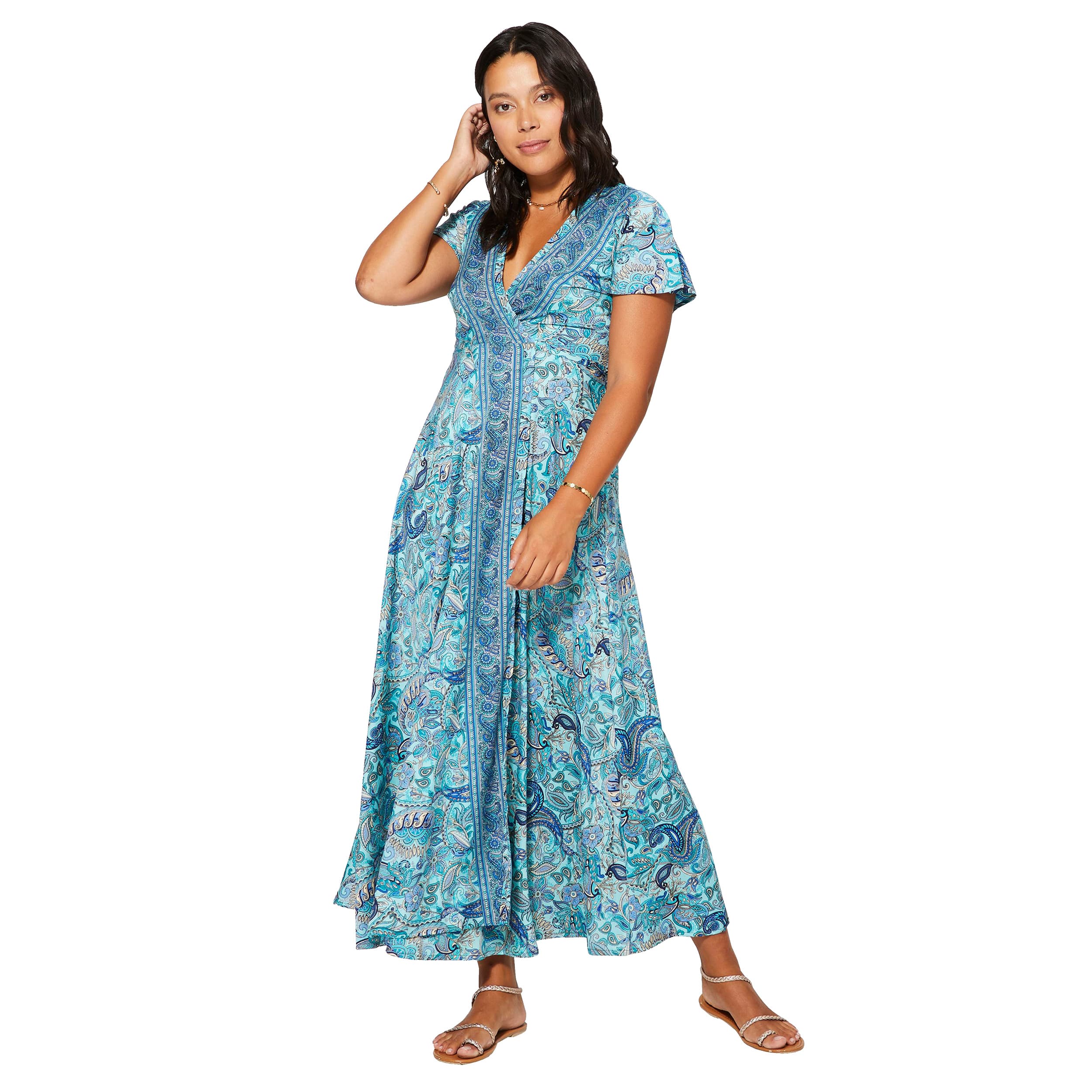 Robe été longue manches courtes Caprice - Akoustik Online