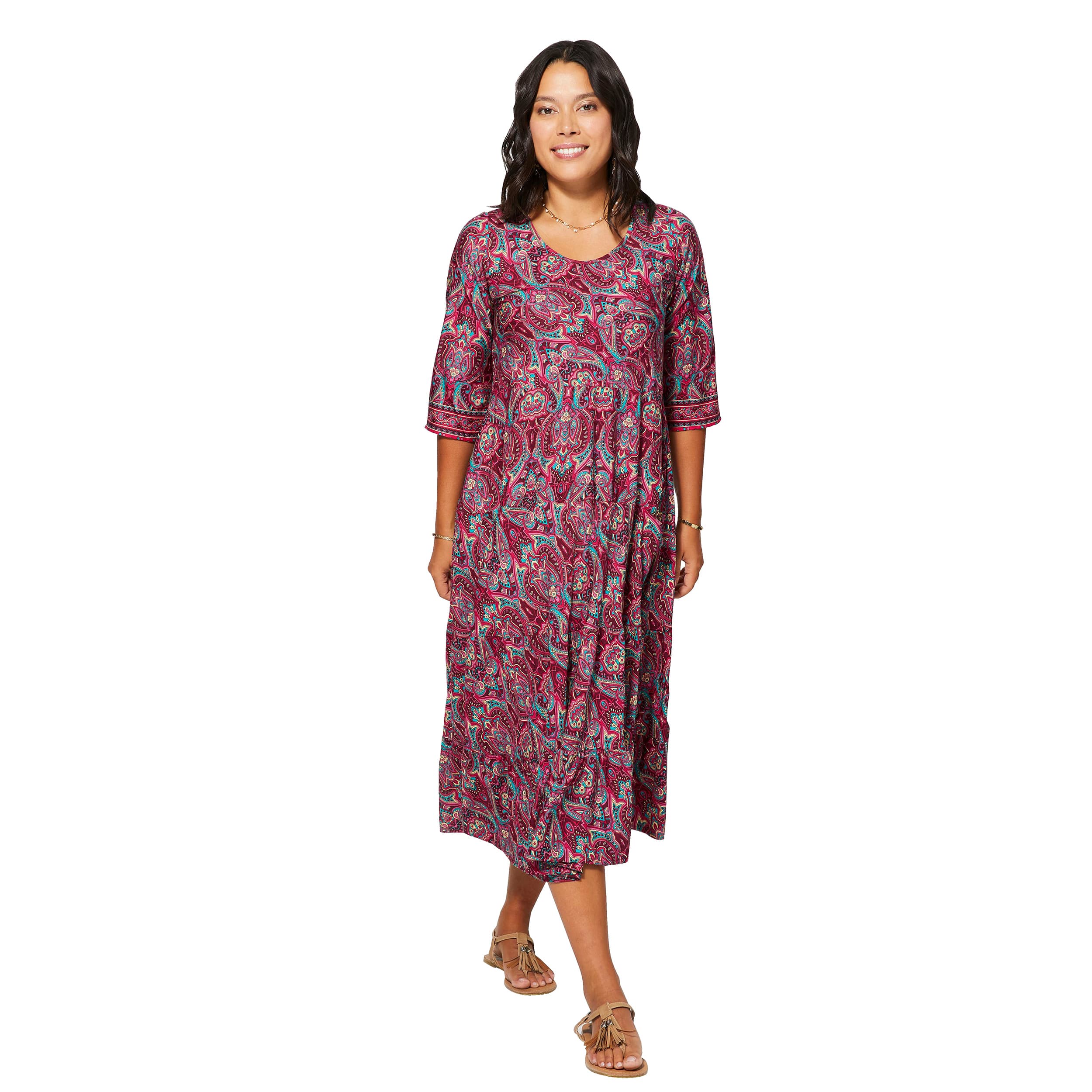 Robe été mi-longue manches 3/4 Anraí - Akoustik Online