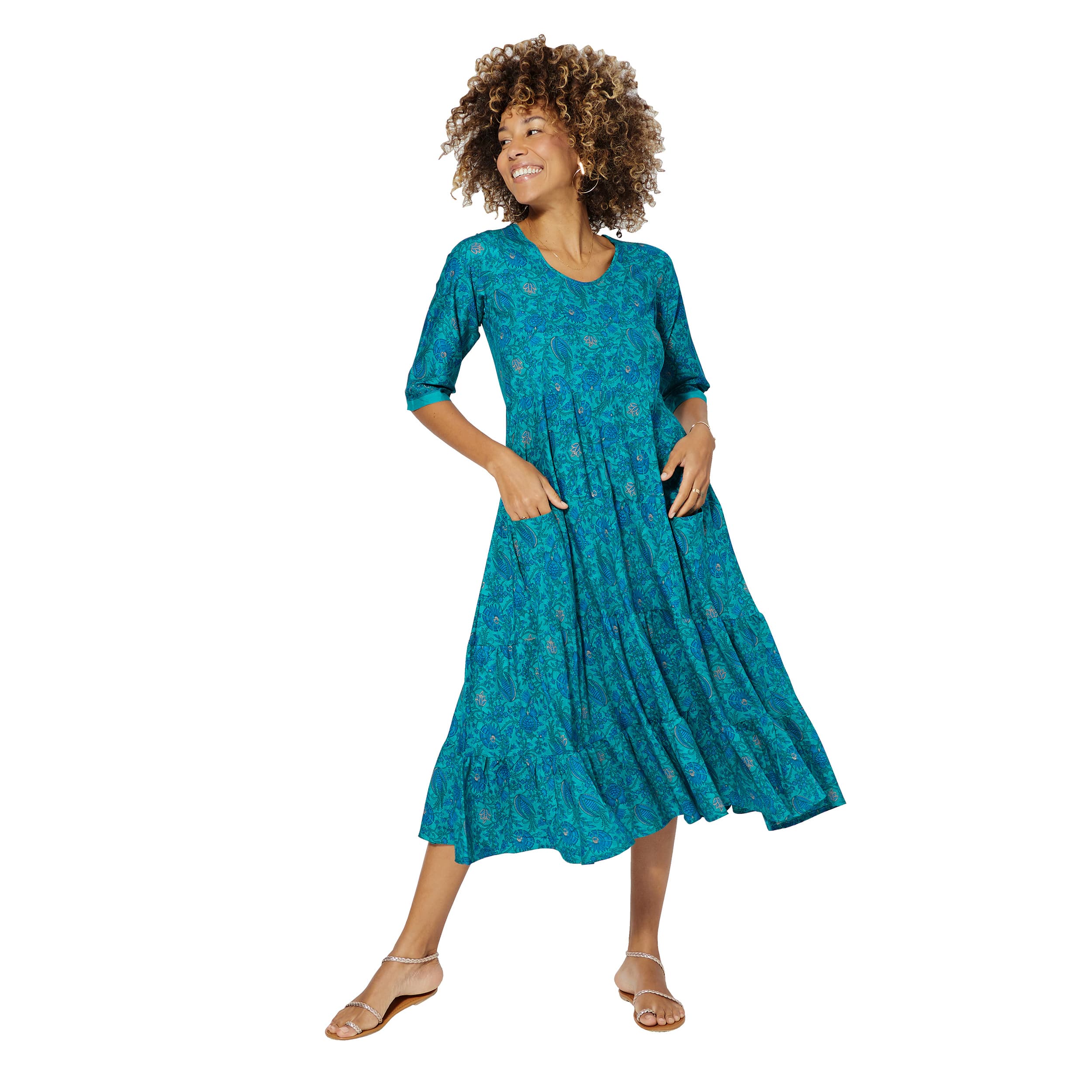 Robe été mi-longue manches 3/4 Selim - Akoustik Online