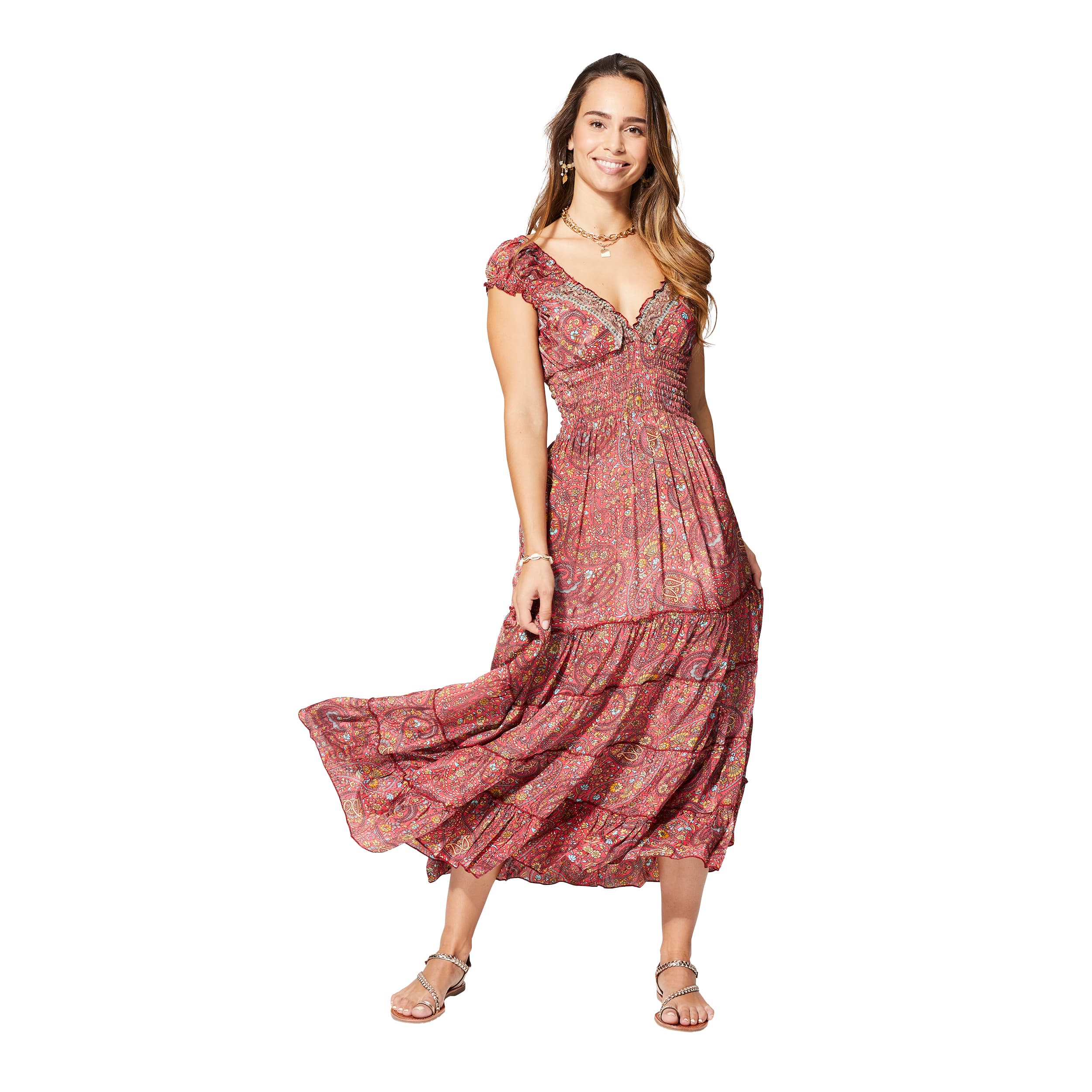 Robe été longue manches courtes Sharmila - Akoustik Online