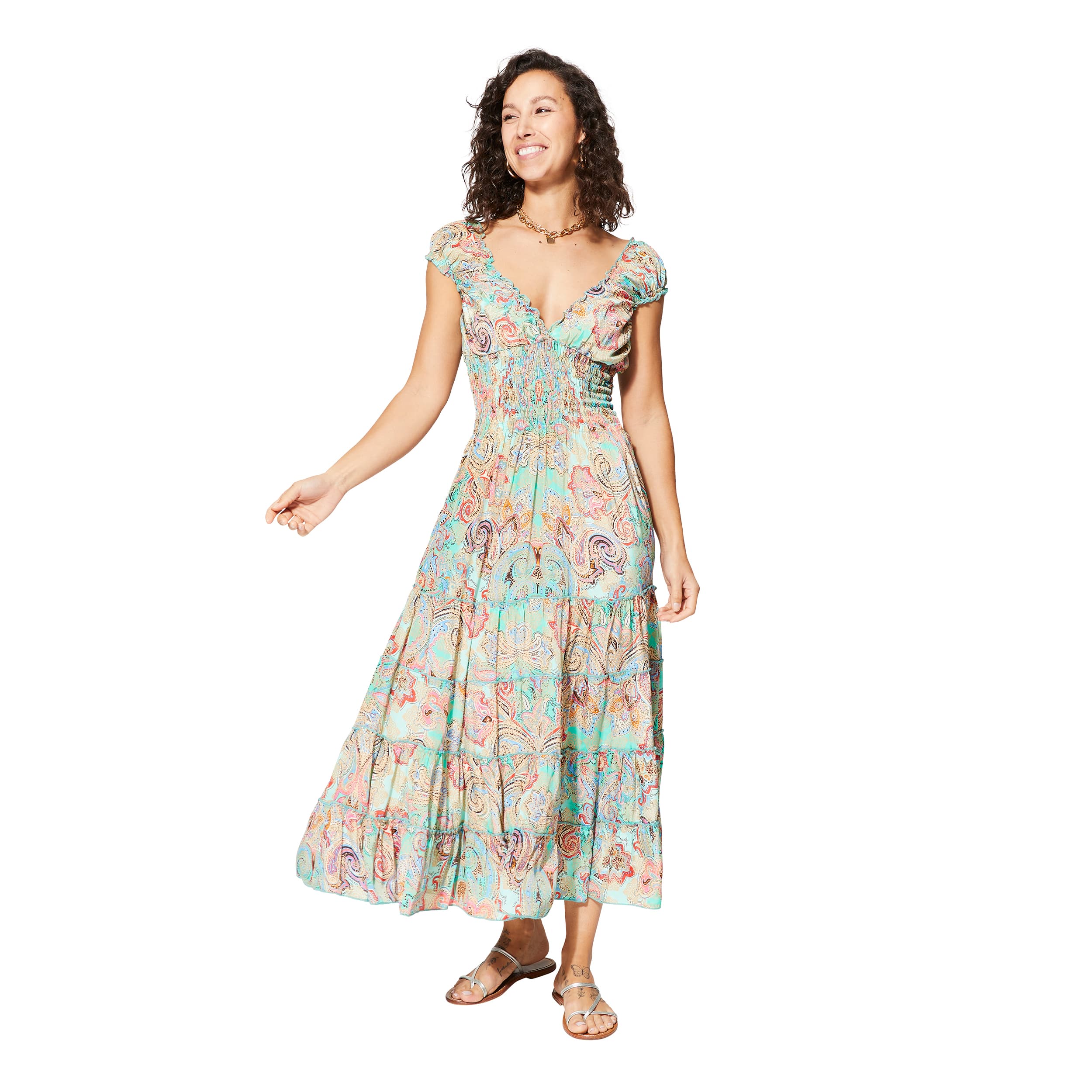 Robe été longue manches courtes Krikor - Akoustik Online