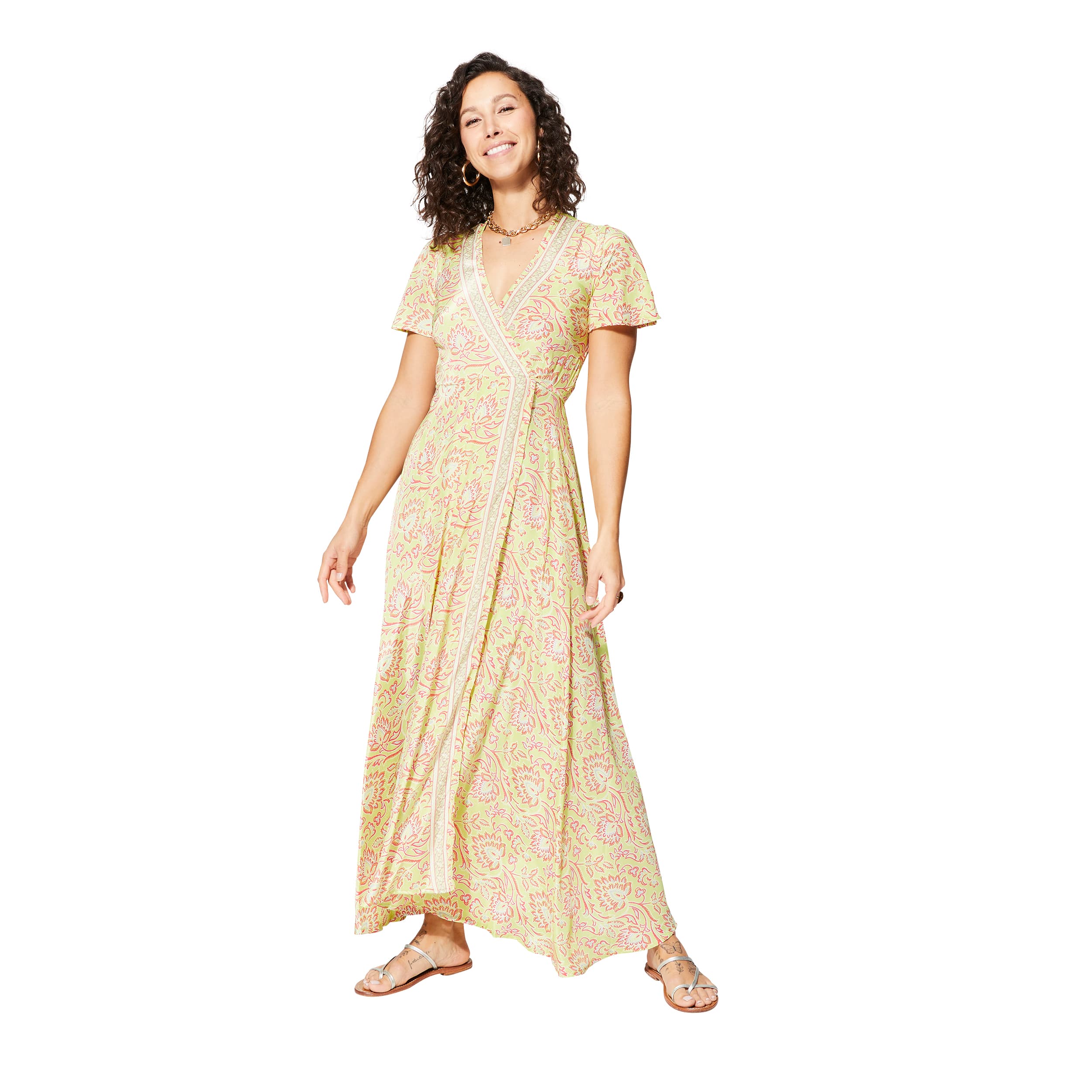 Robe été longue manches courtes Madelaine - Akoustik Online
