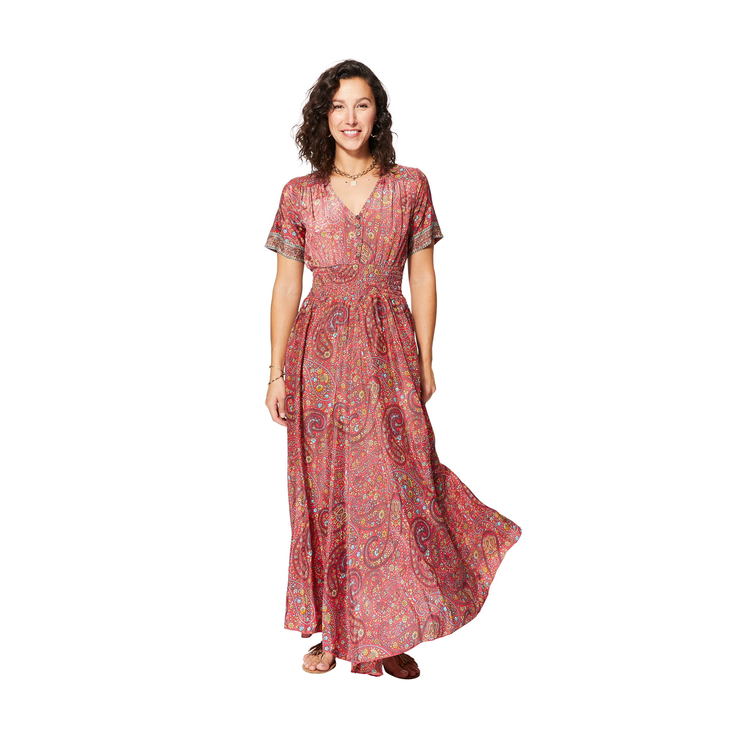 Robe été longue manches courtes Aindriú - Akoustik Online