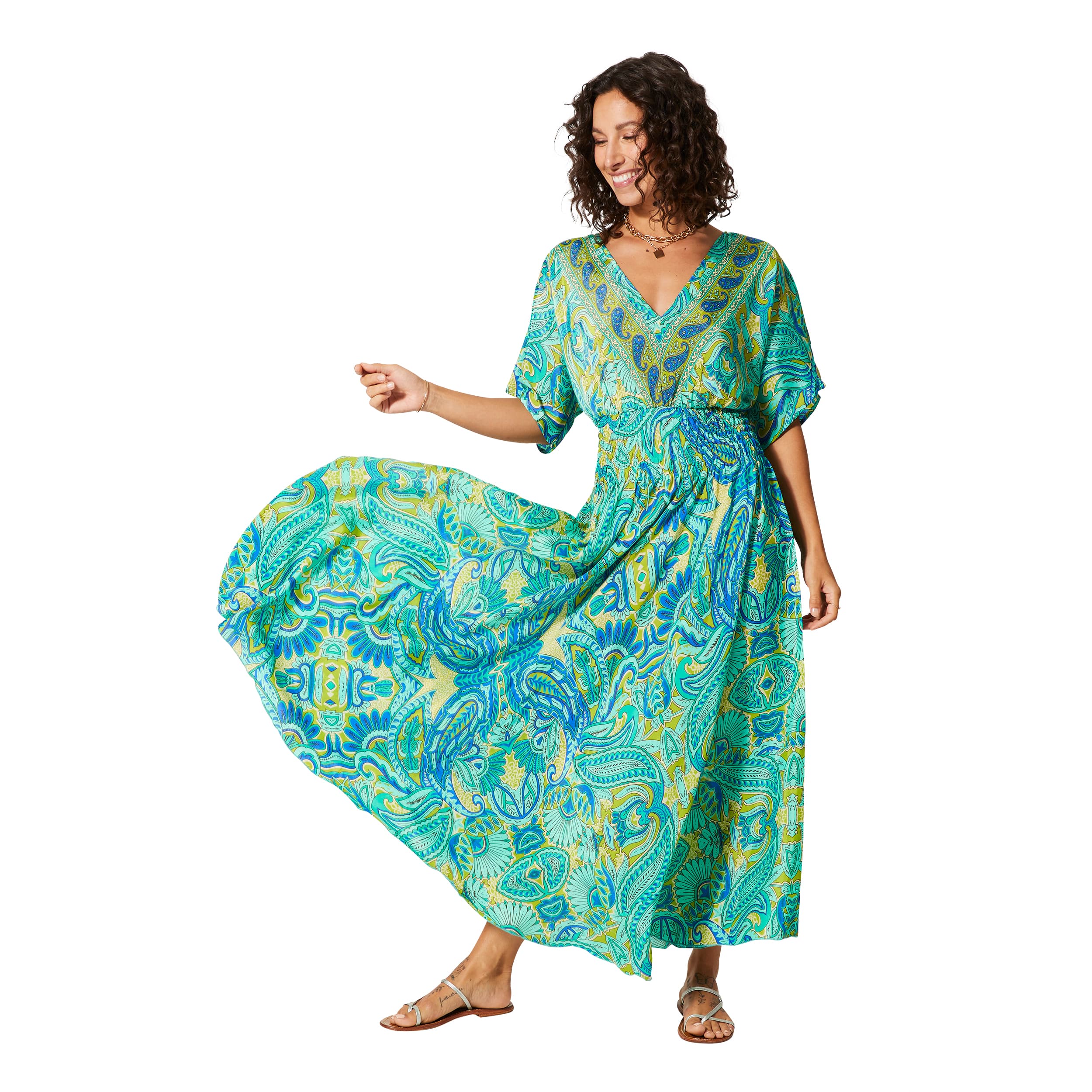 Robe été longue manches courtes Oisín - Akoustik Online