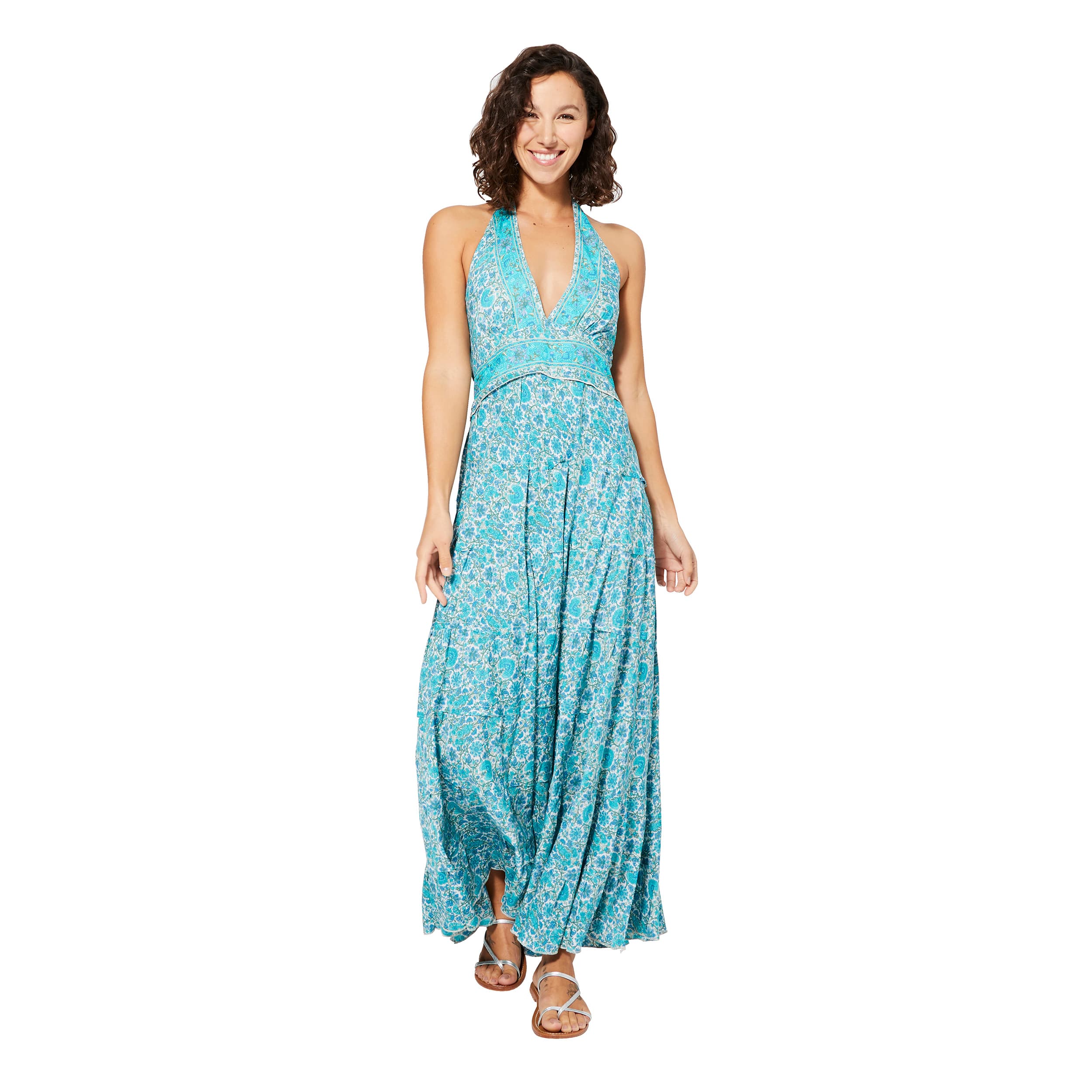 Robe été longue sans manches Antonello - Akoustik Online