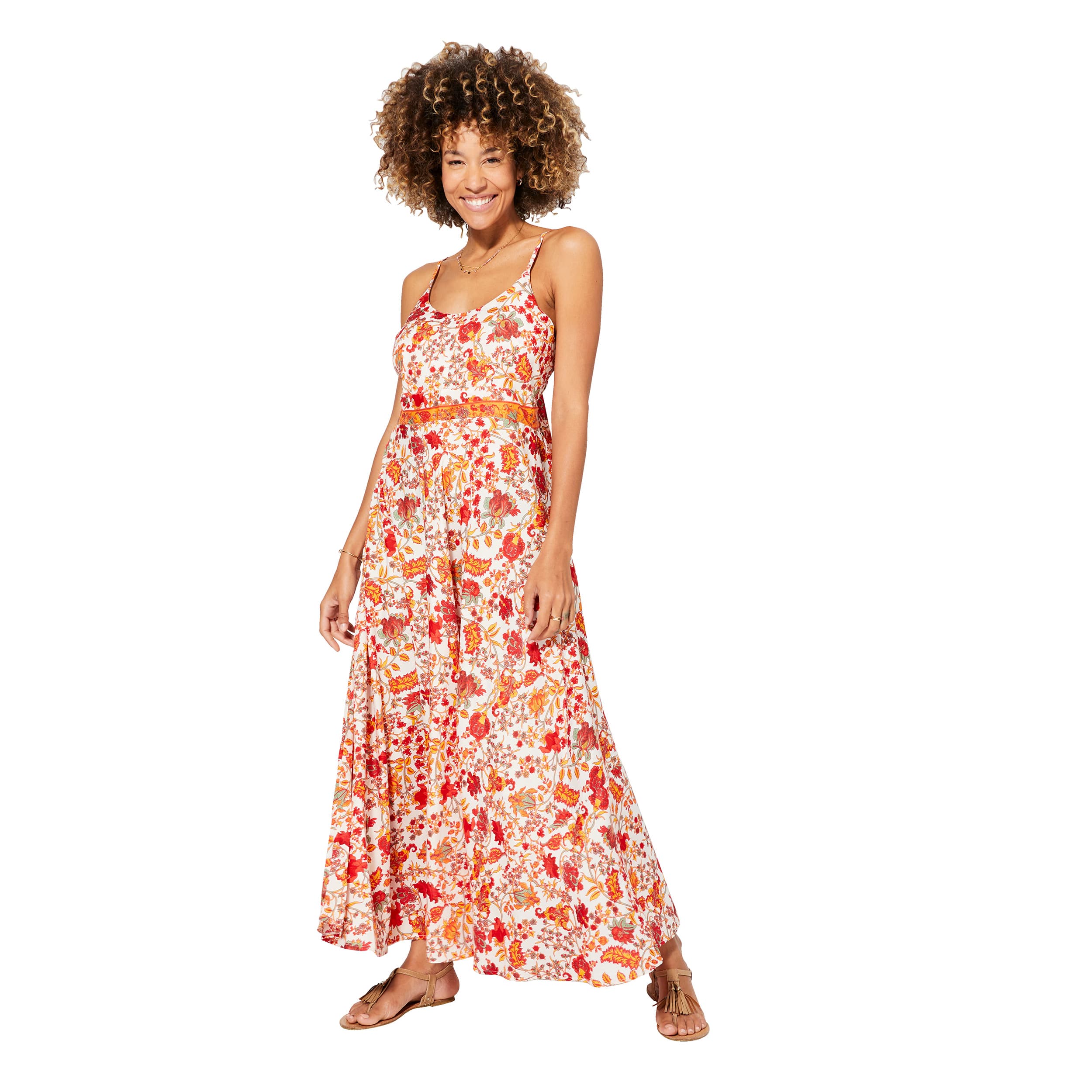 Robe été longue sans manches Rosamond - Akoustik Online