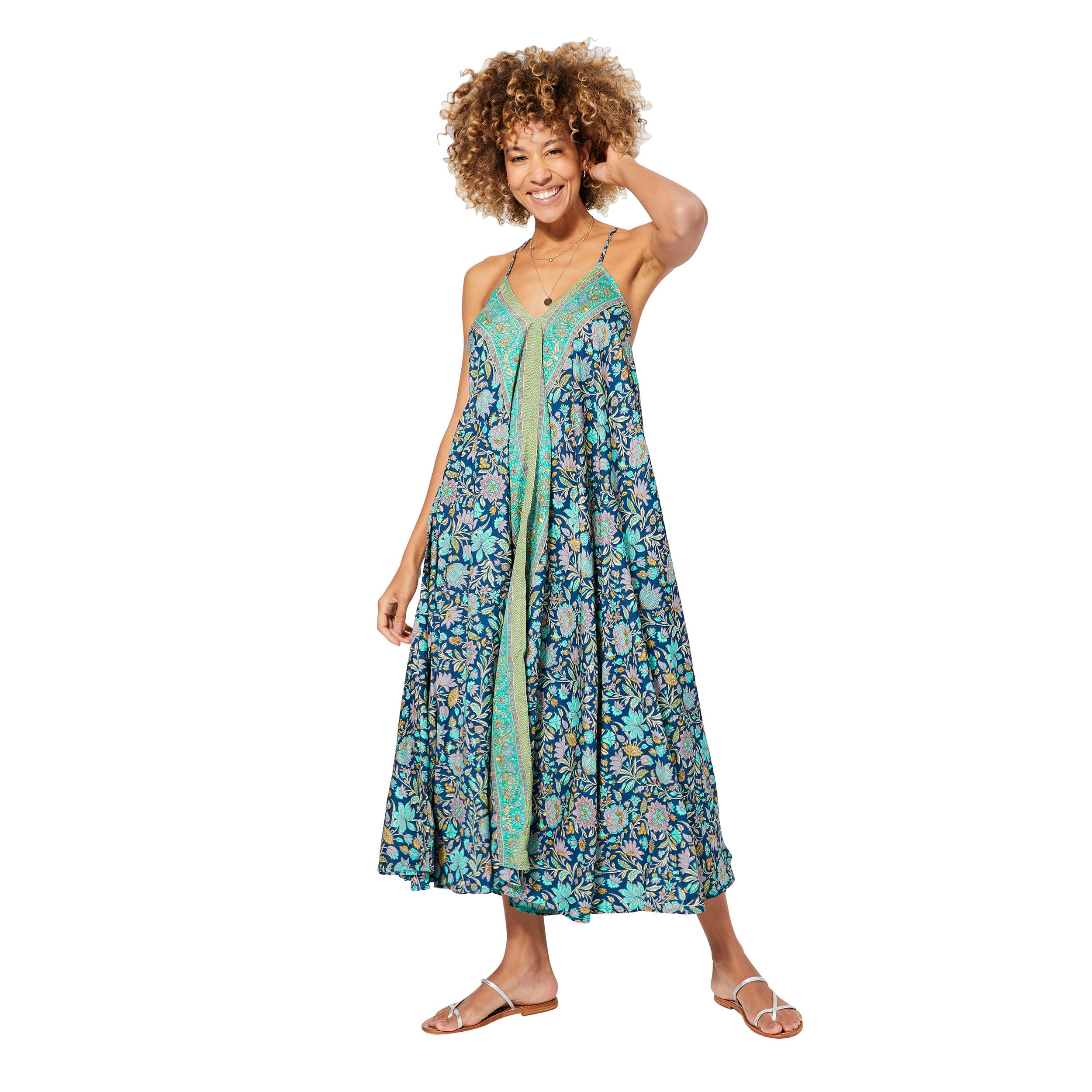 Robe été longue sans manches Apostolis - Akoustik Online