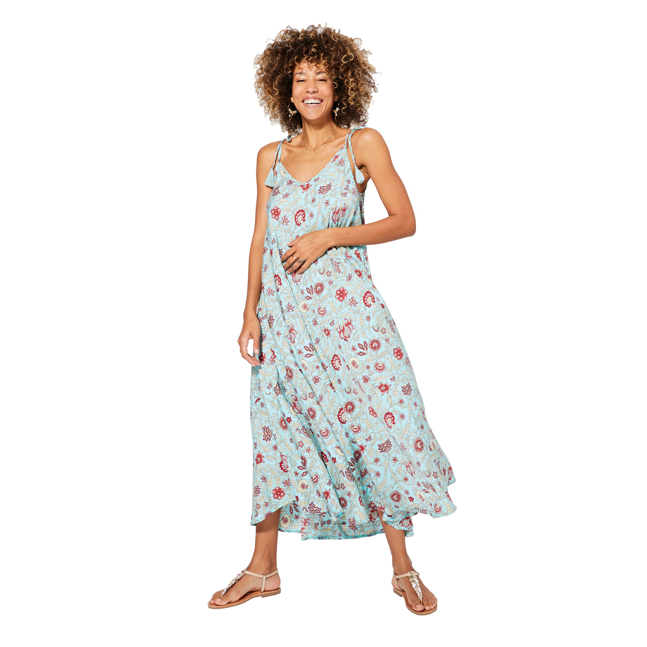 Robe été longue sans manches Domonkos - Akoustik Online