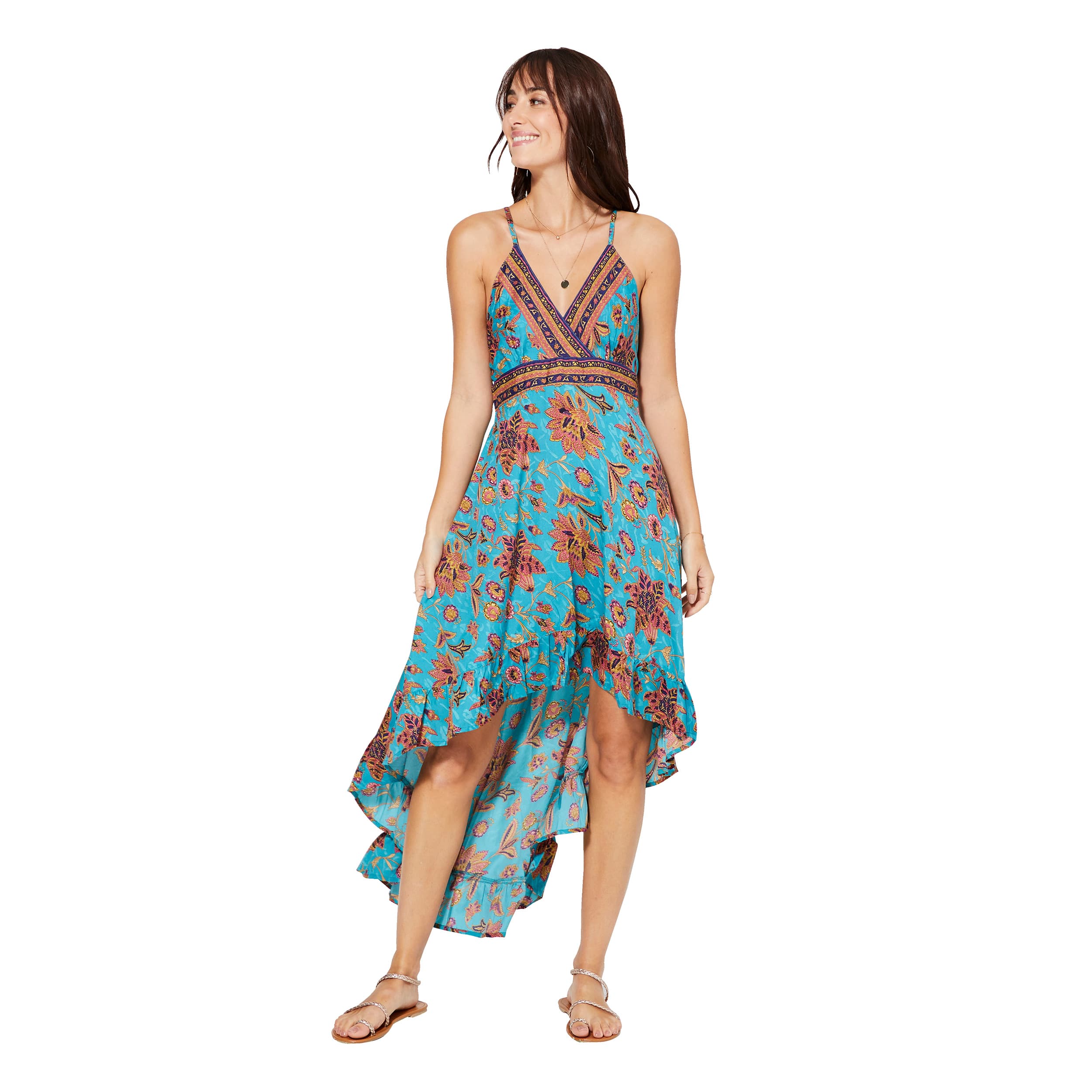 Robe été high-low sans manches Ariel - Akoustik Online