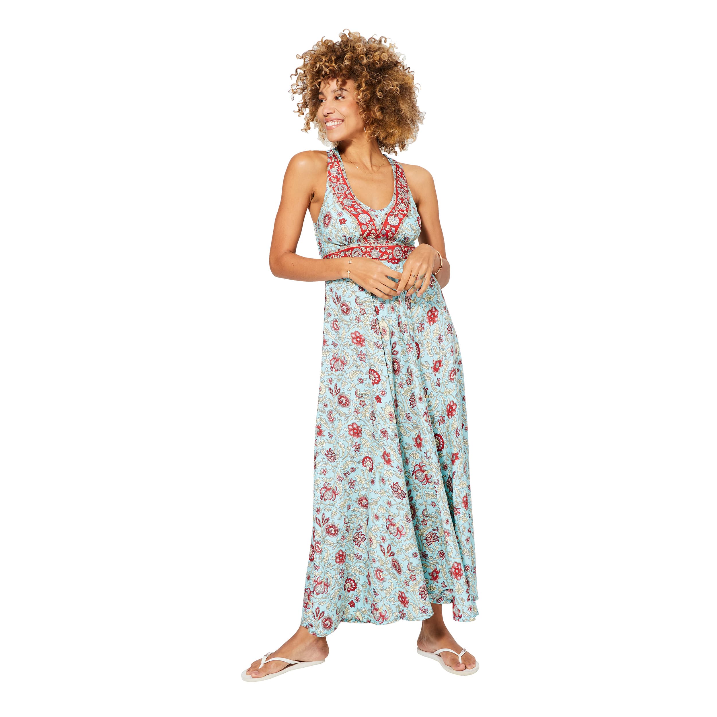 Robe été longue sans manches Arkadios - Akoustik Online