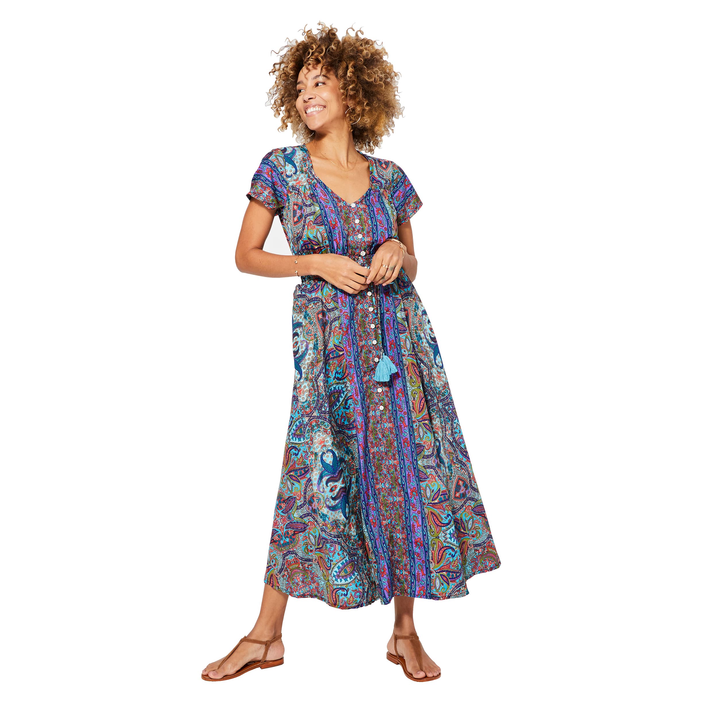 Robe été longue manches courtes Midge - Akoustik Online
