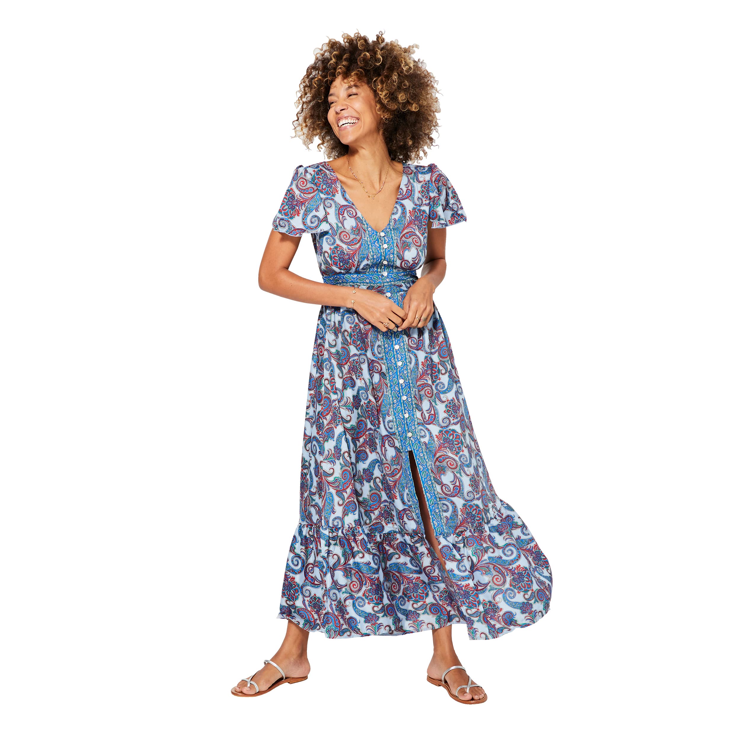 Robe été longue manches courtes Plato - Akoustik Online
