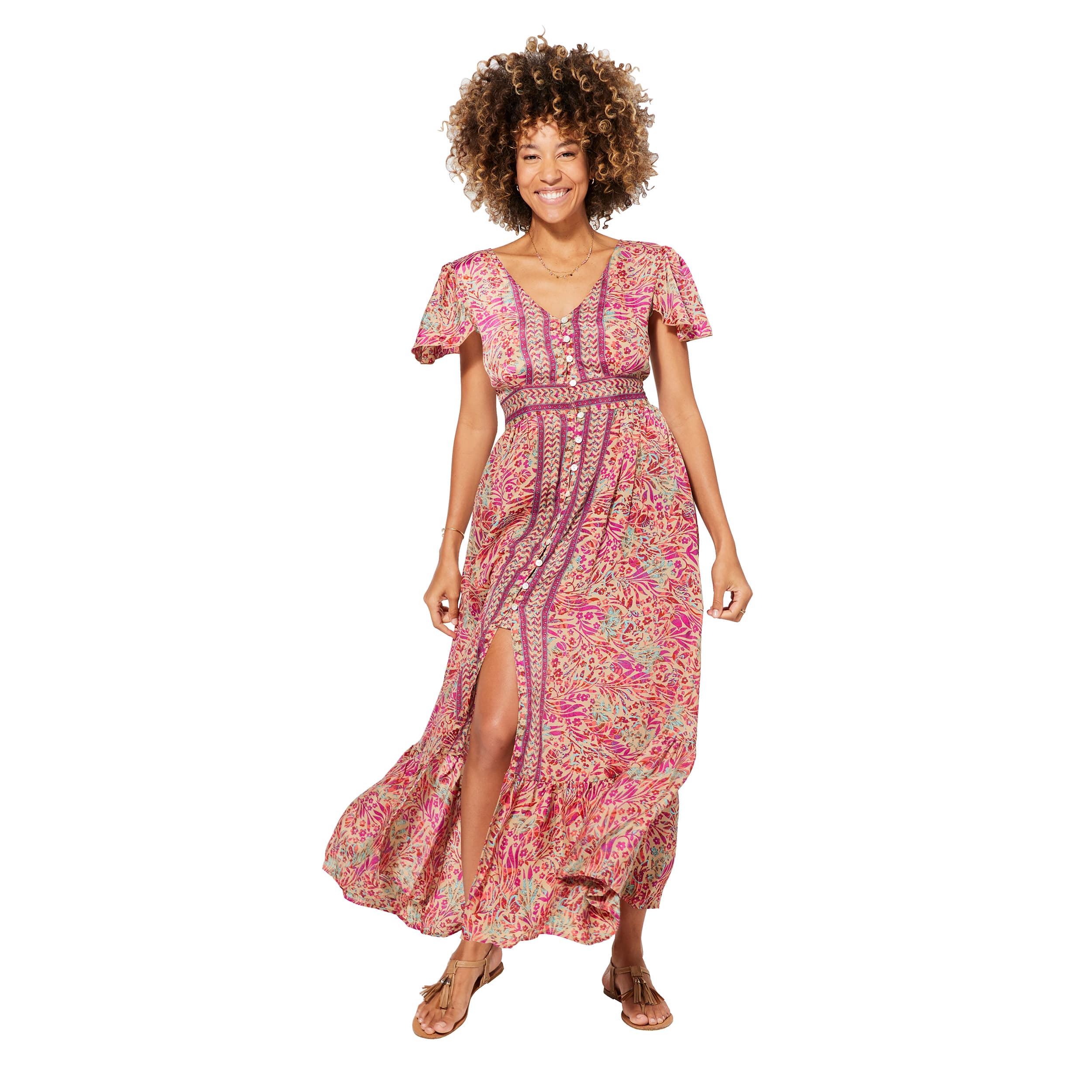 Robe été longue manches courtes Asaph - Akoustik Online