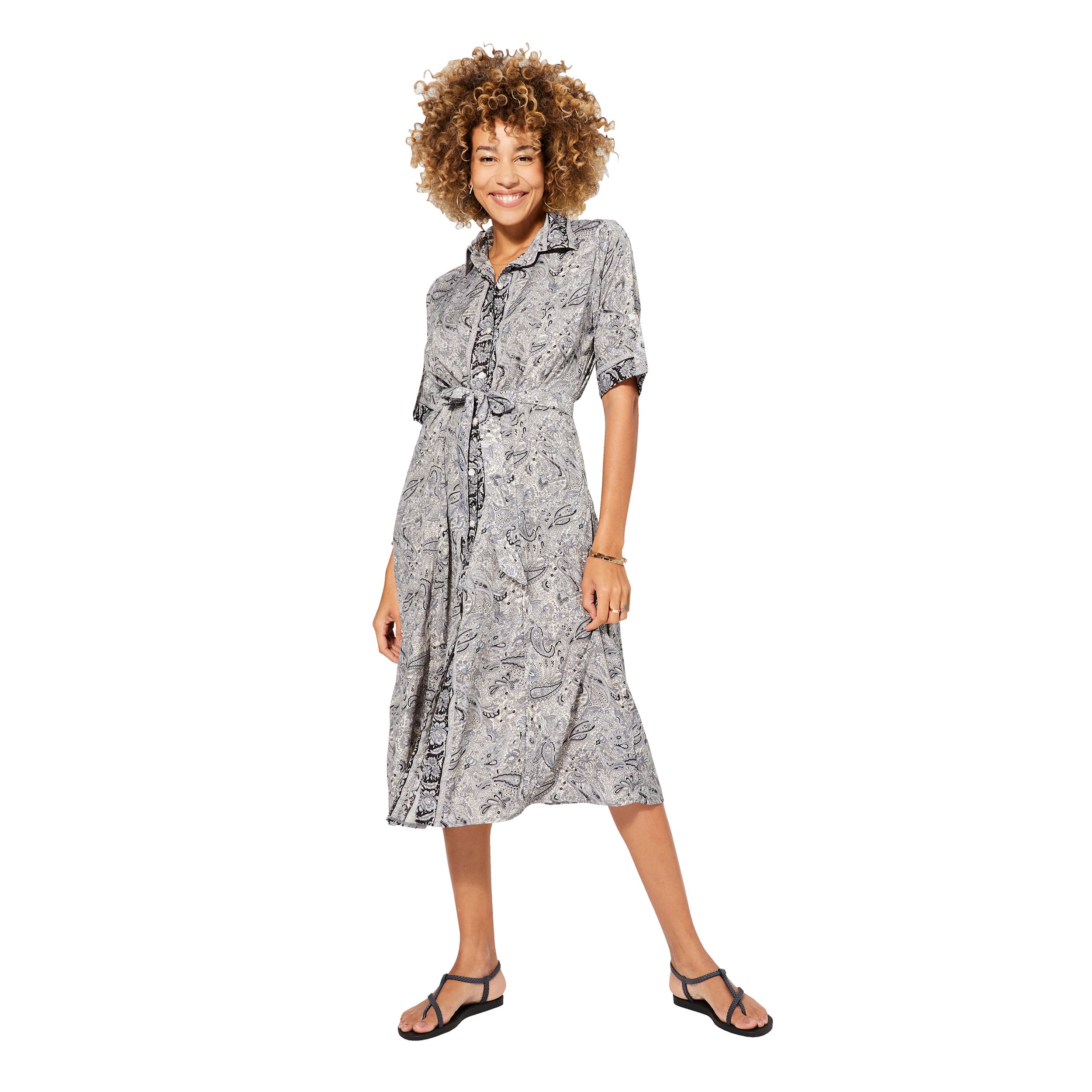 Robe été mi-longue manches courtes Grigor - Akoustik Online