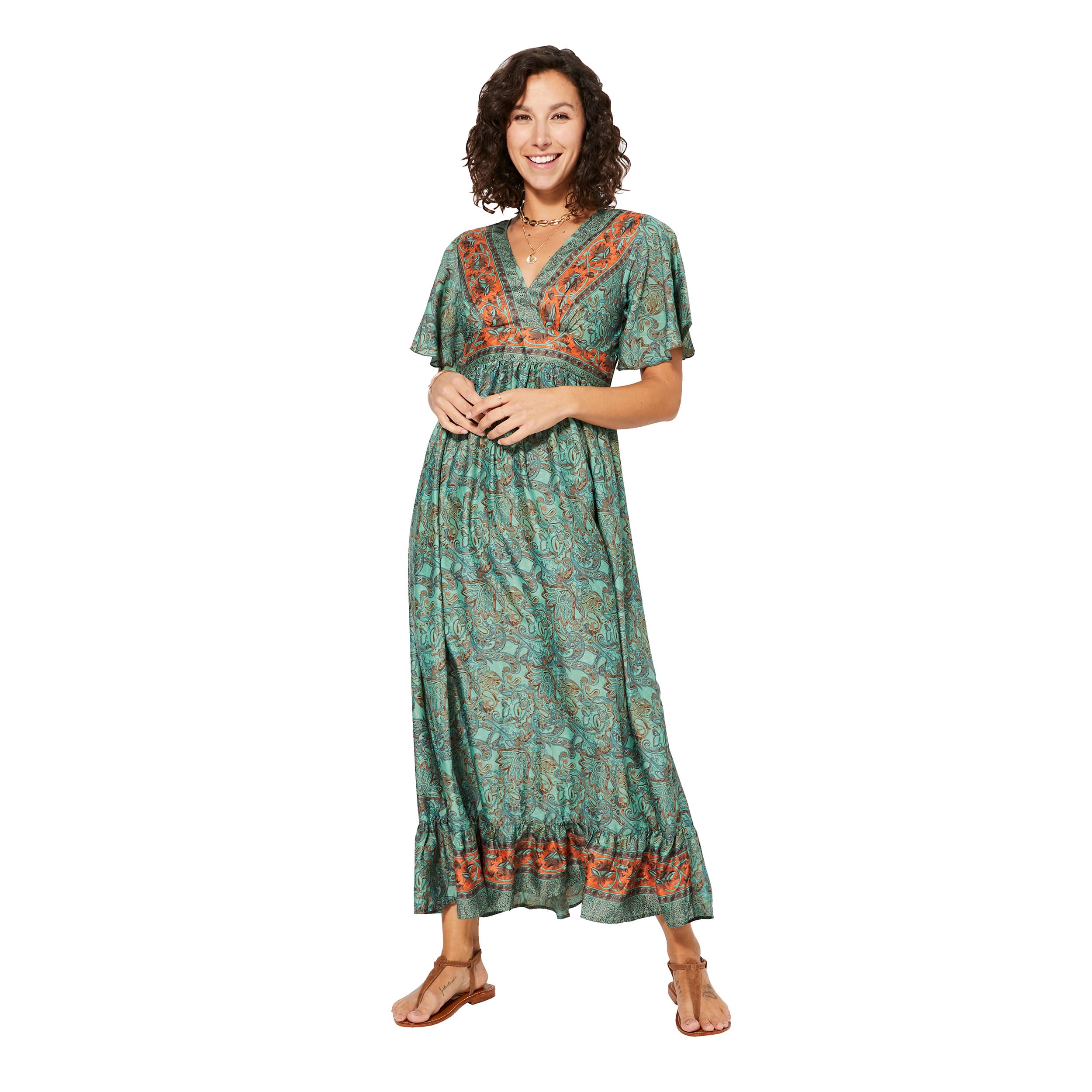 Robe été longue manches courtes Ashling - Akoustik Online