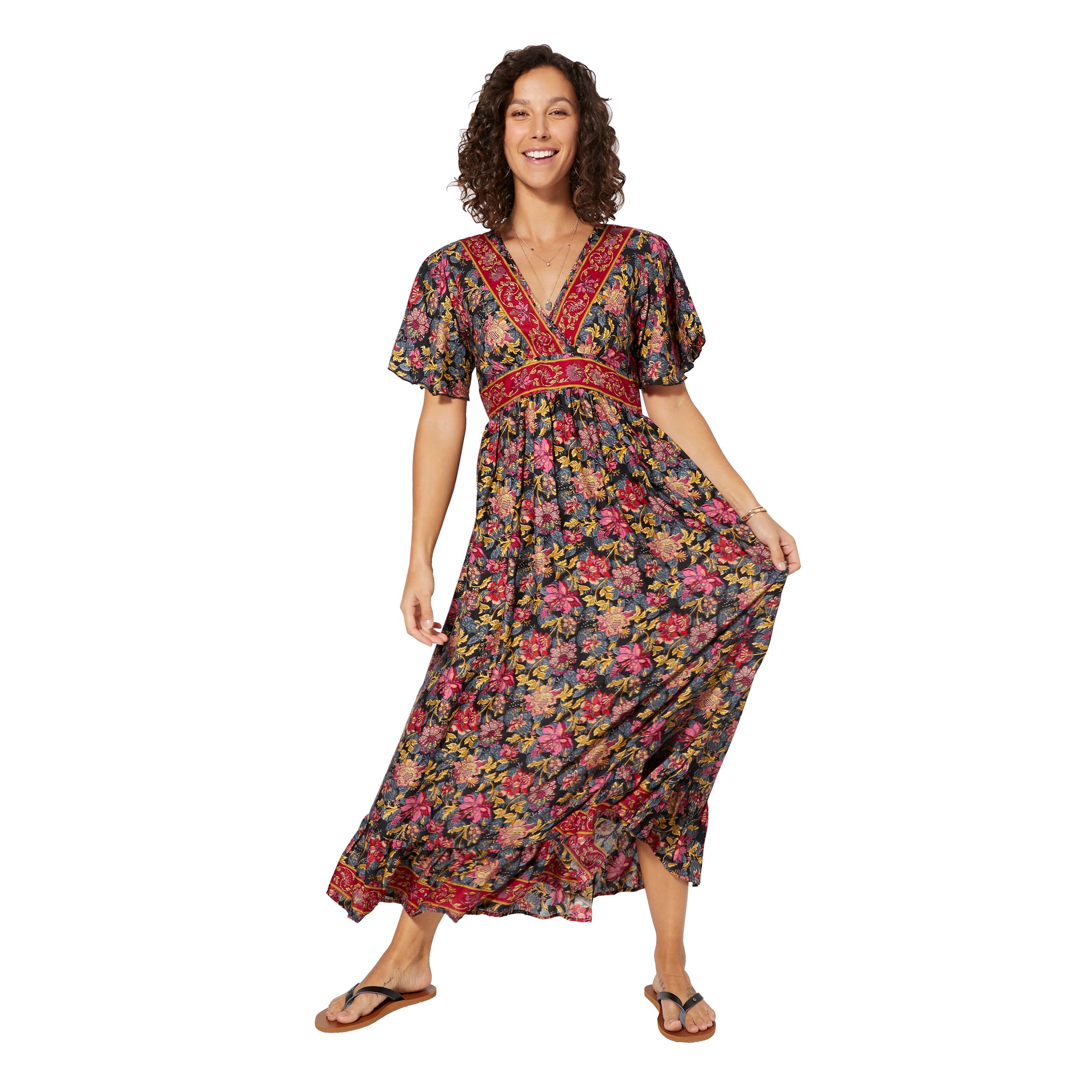 Robe été longue manches courtes Ashoka - Akoustik Online