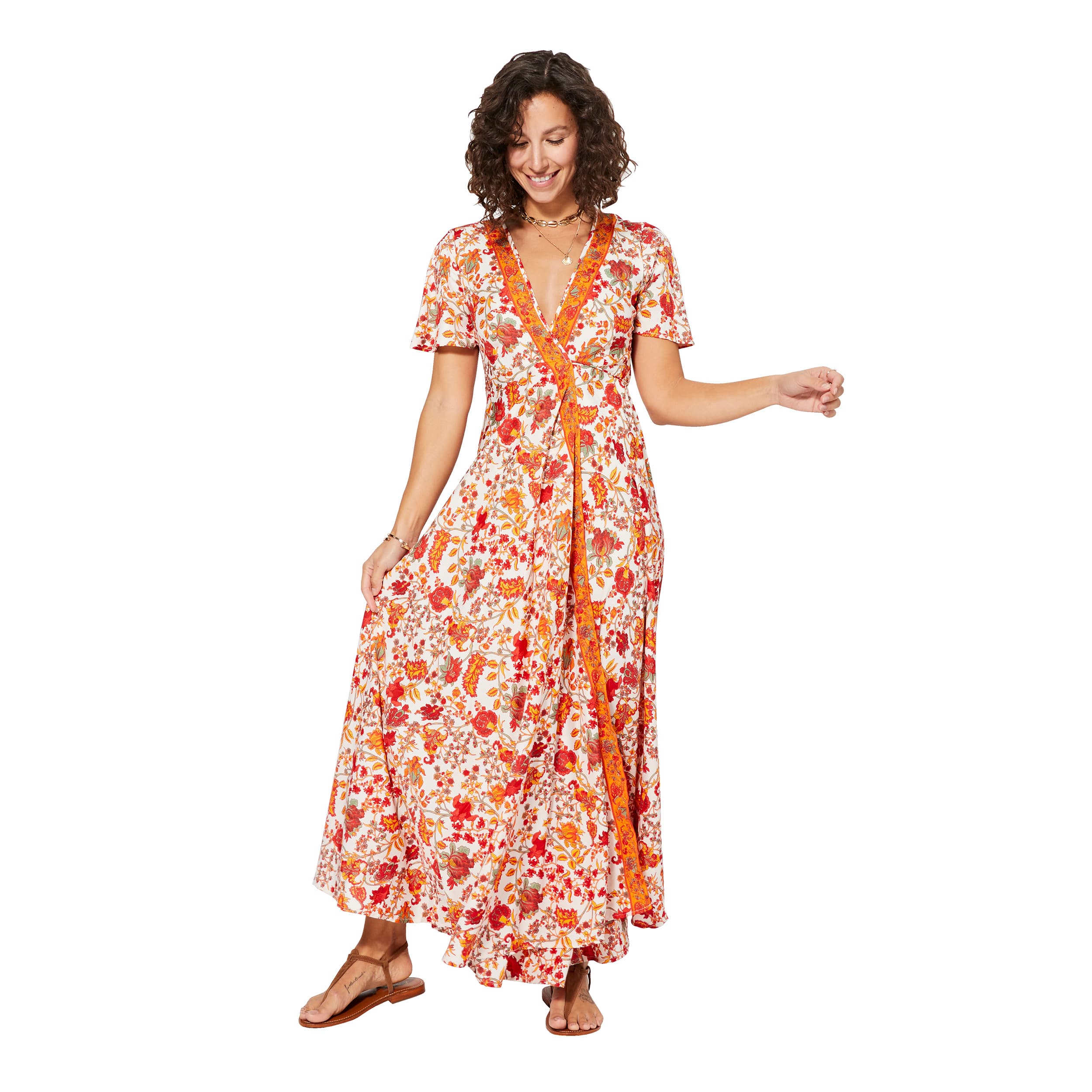 Robe été longue manches courtes Zayn - Akoustik Online