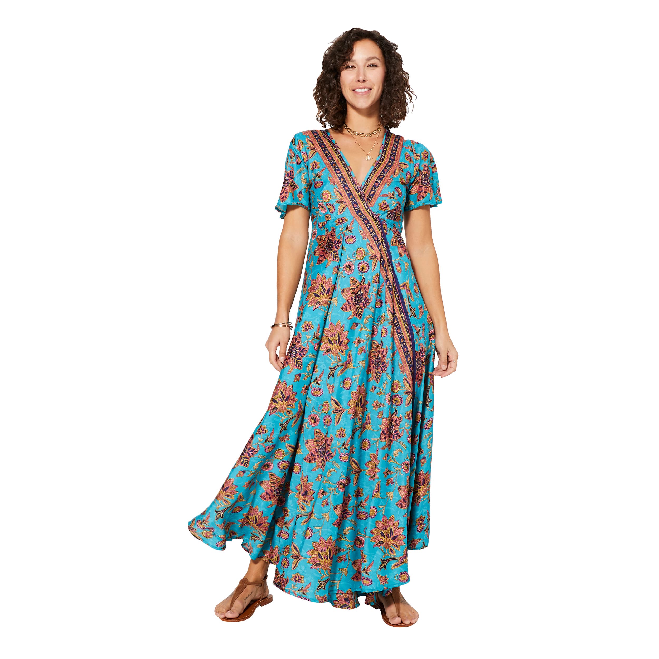Robe été longue manches courtes Mieke - Akoustik Online