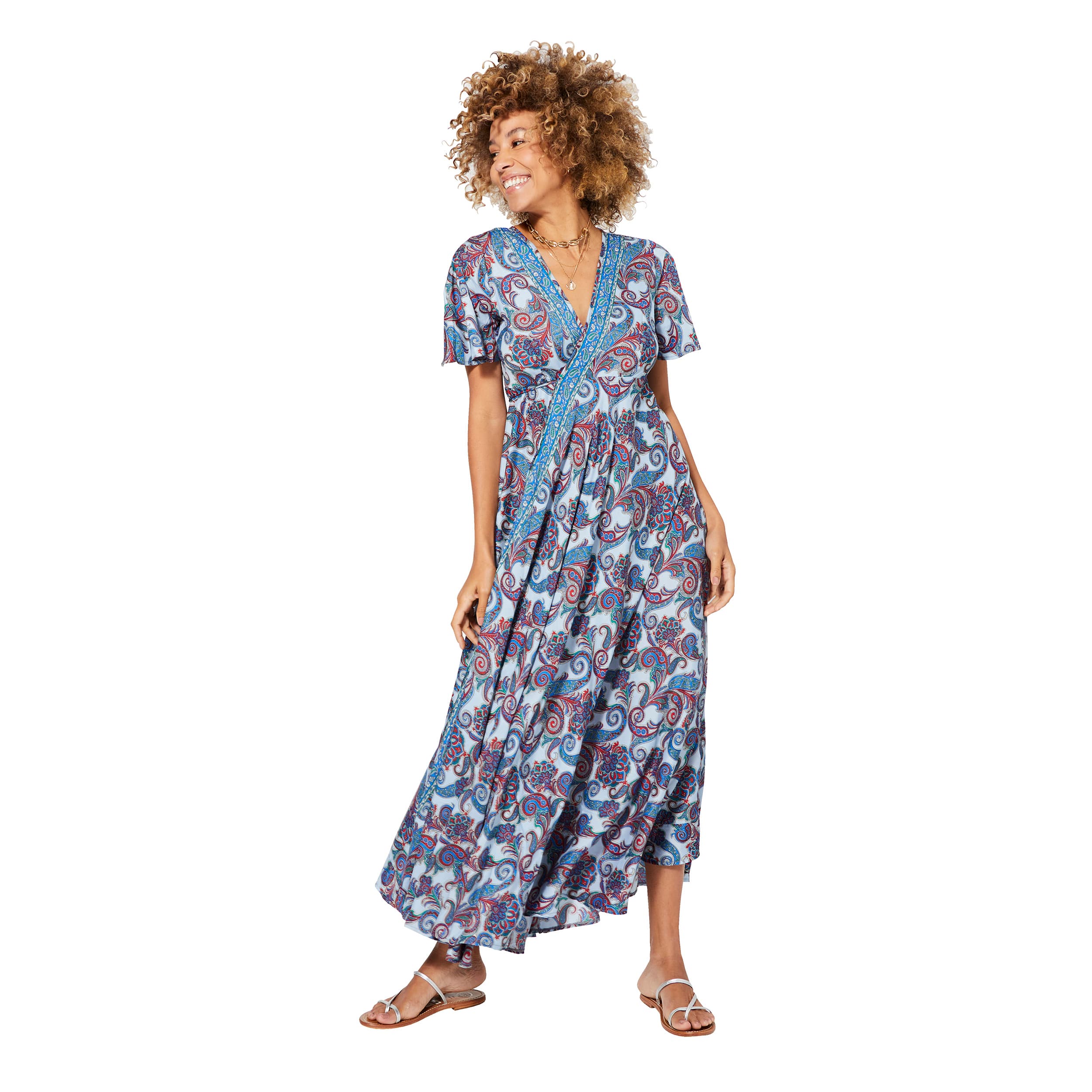 Robe été longue manches courtes Gerasim - Akoustik Online