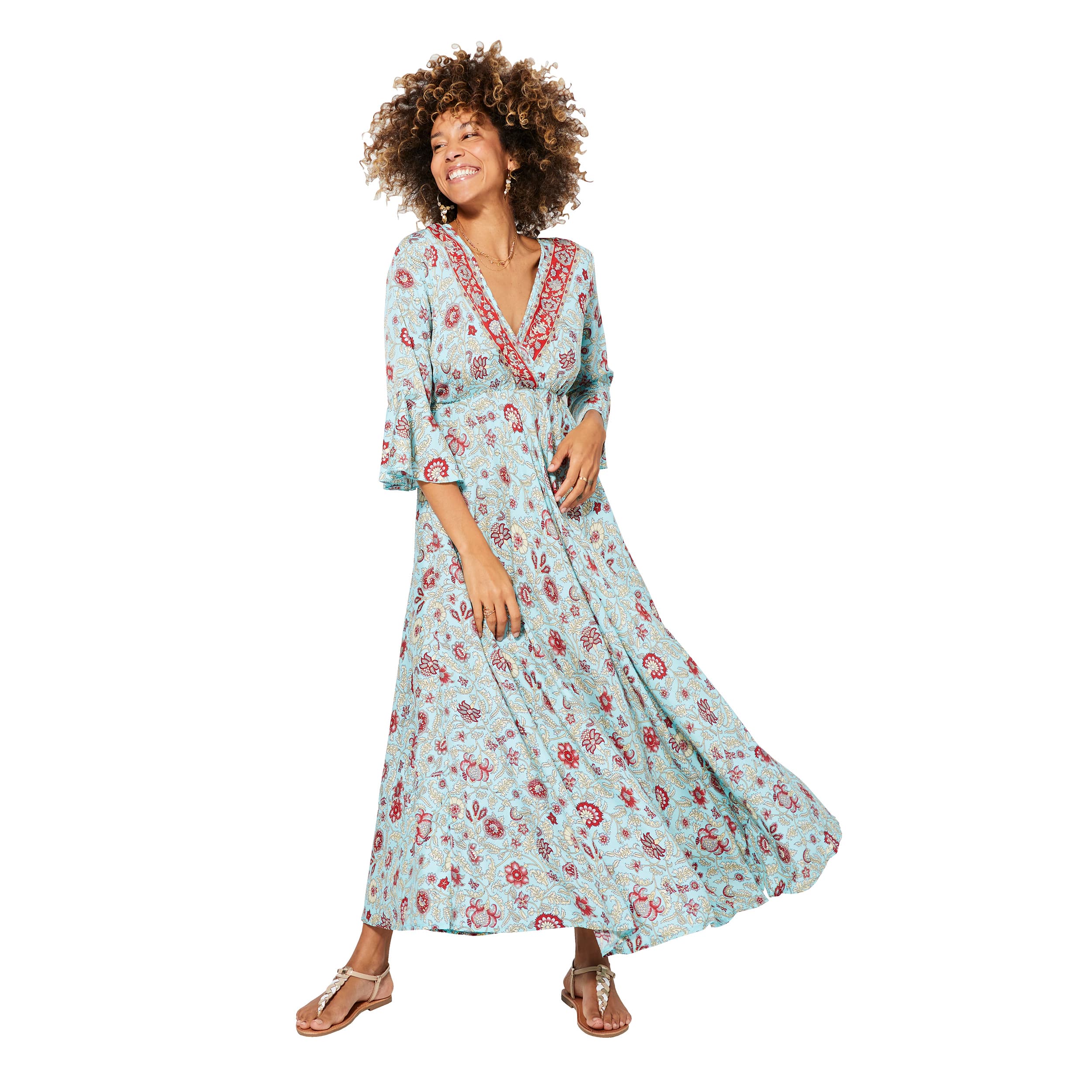 Robe été longue manches 3/4 Tigernach - Akoustik Online
