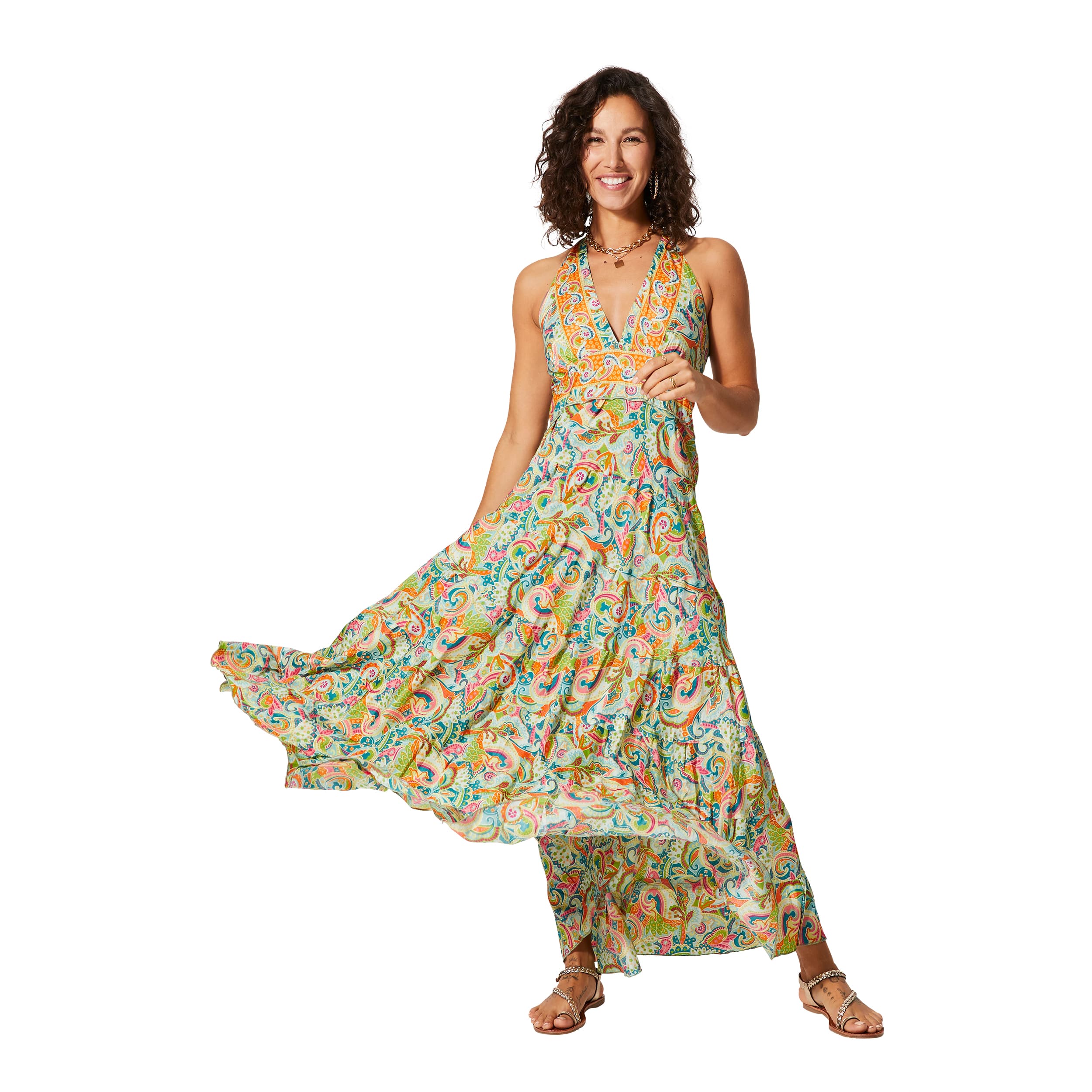 Robe été longue sans manches Winter - 100% polyester - Akoustik Online