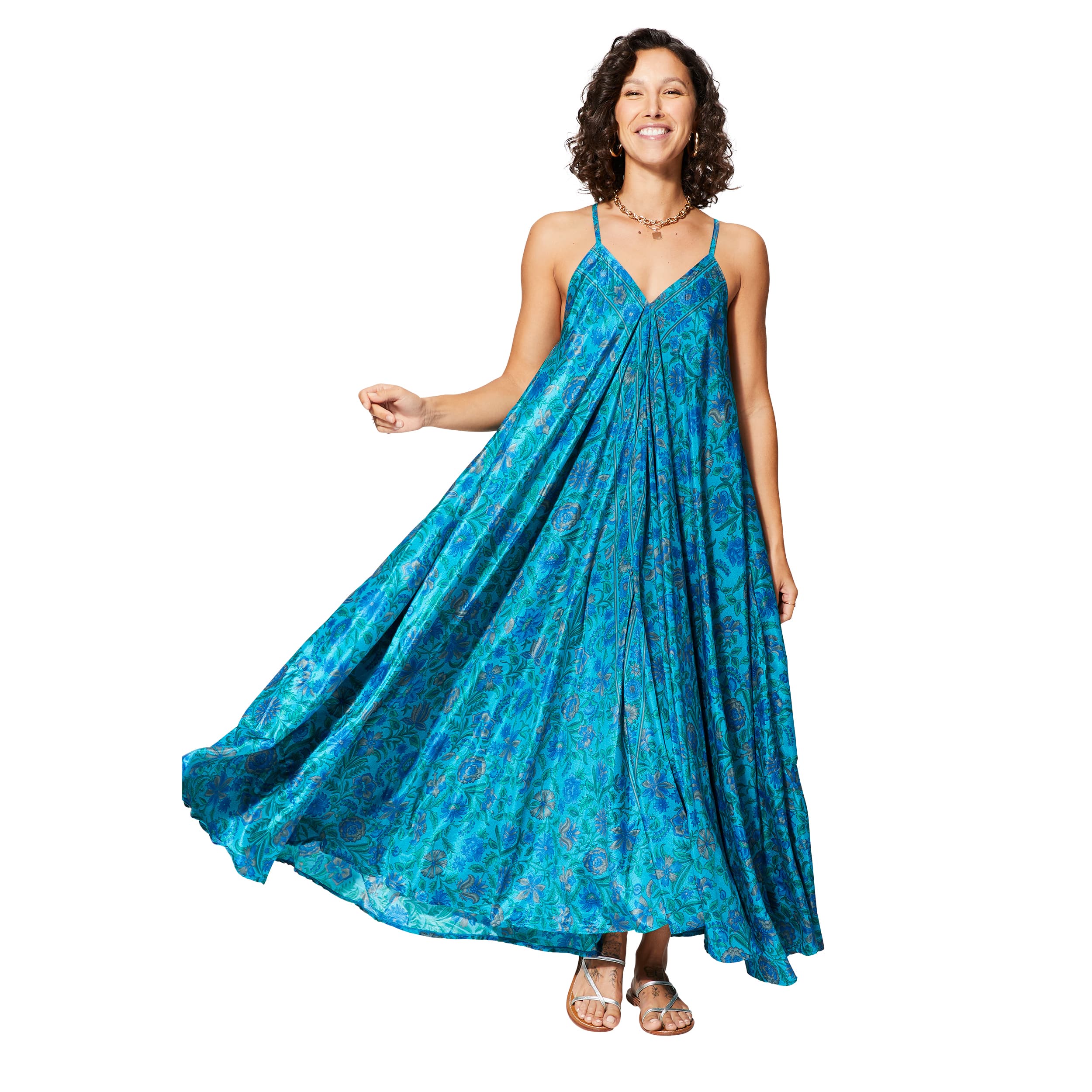 Robe été longue sans manches Hewie - 100% polyester - Akoustik Online