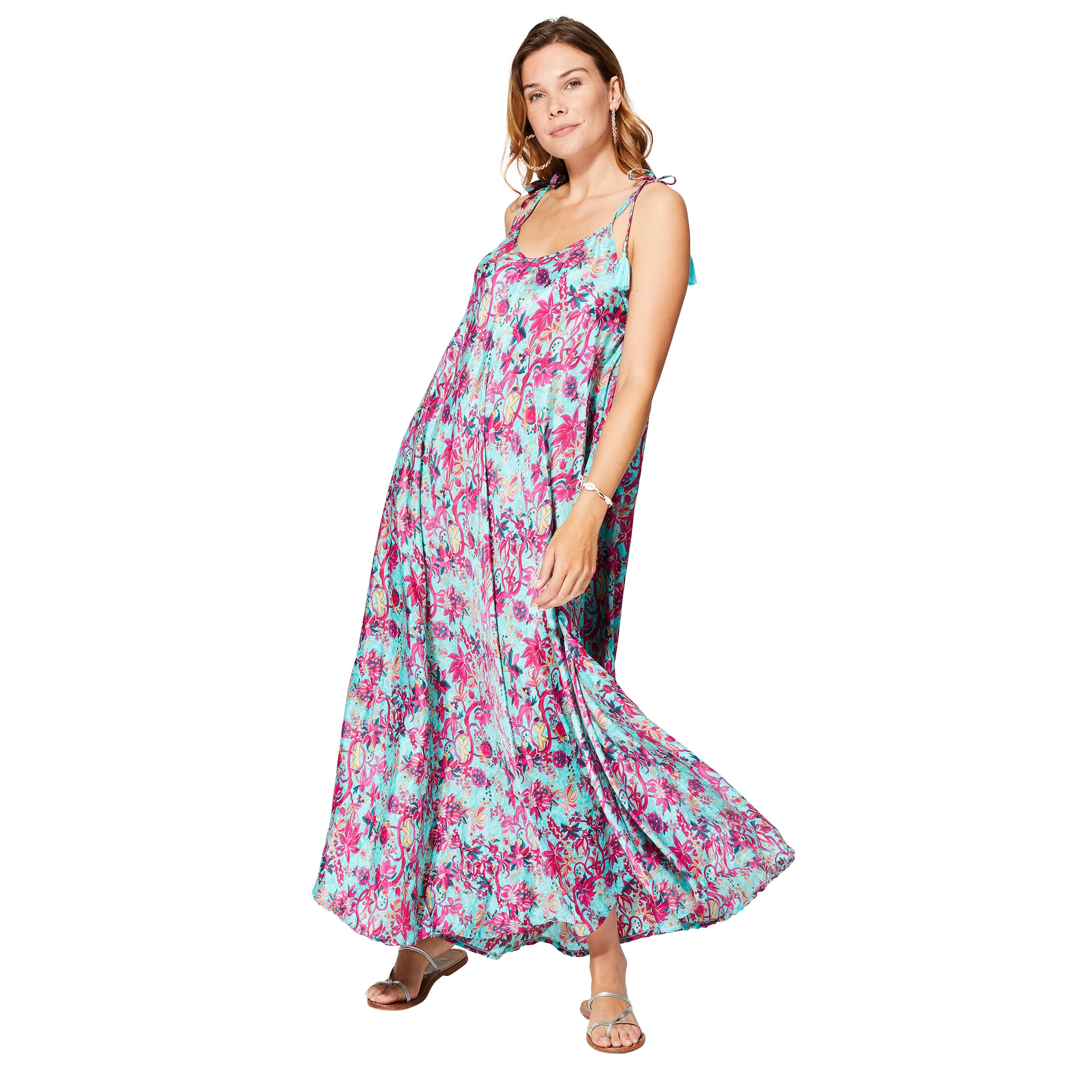 Robe été longue sans manches Derrick - Akoustik Online