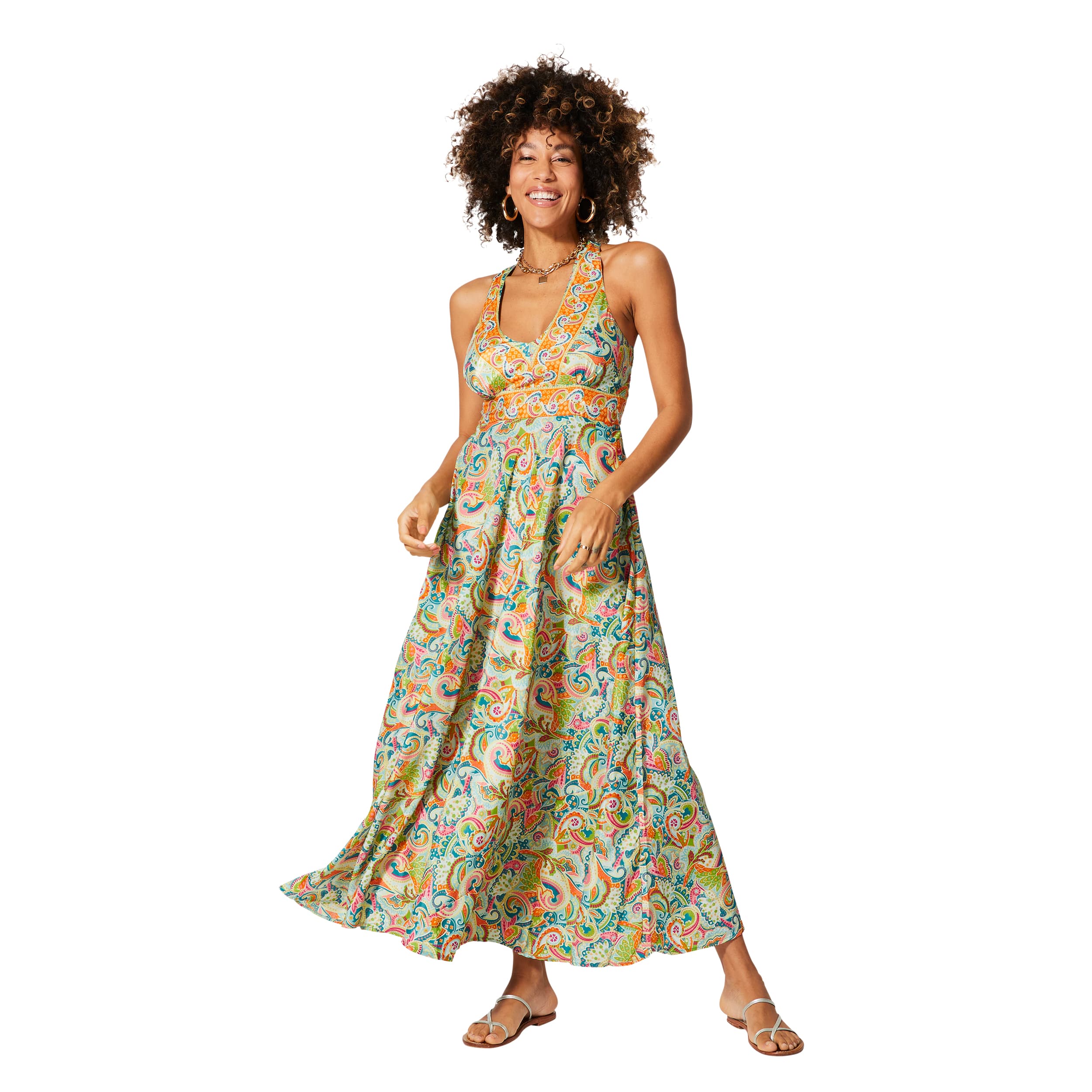 Robe été longue sans manches Samnang - Akoustik Online