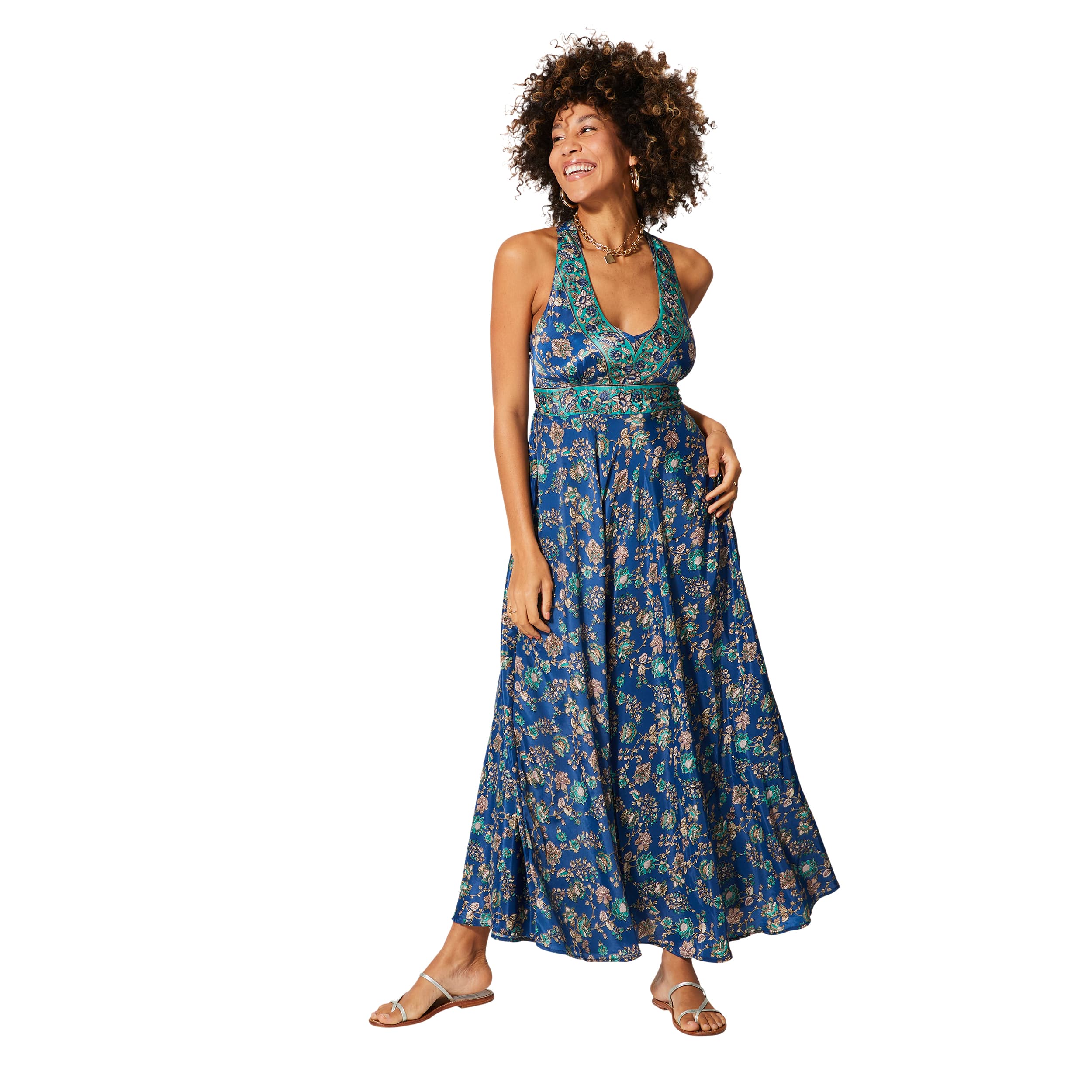 Robe été longue sans manches Walburga - Akoustik Online