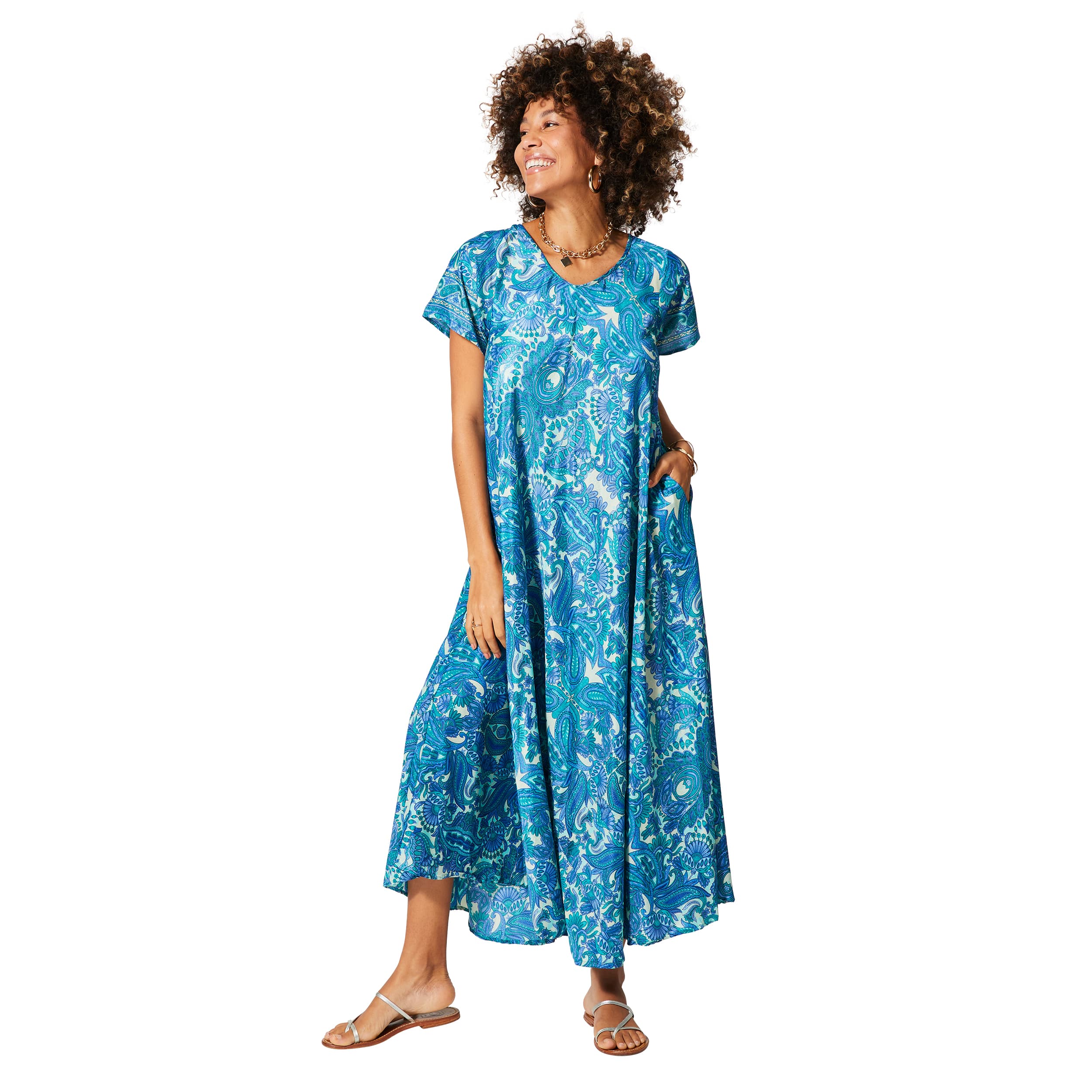 Robe été longue manches courtes Vilhelms - Akoustik Online