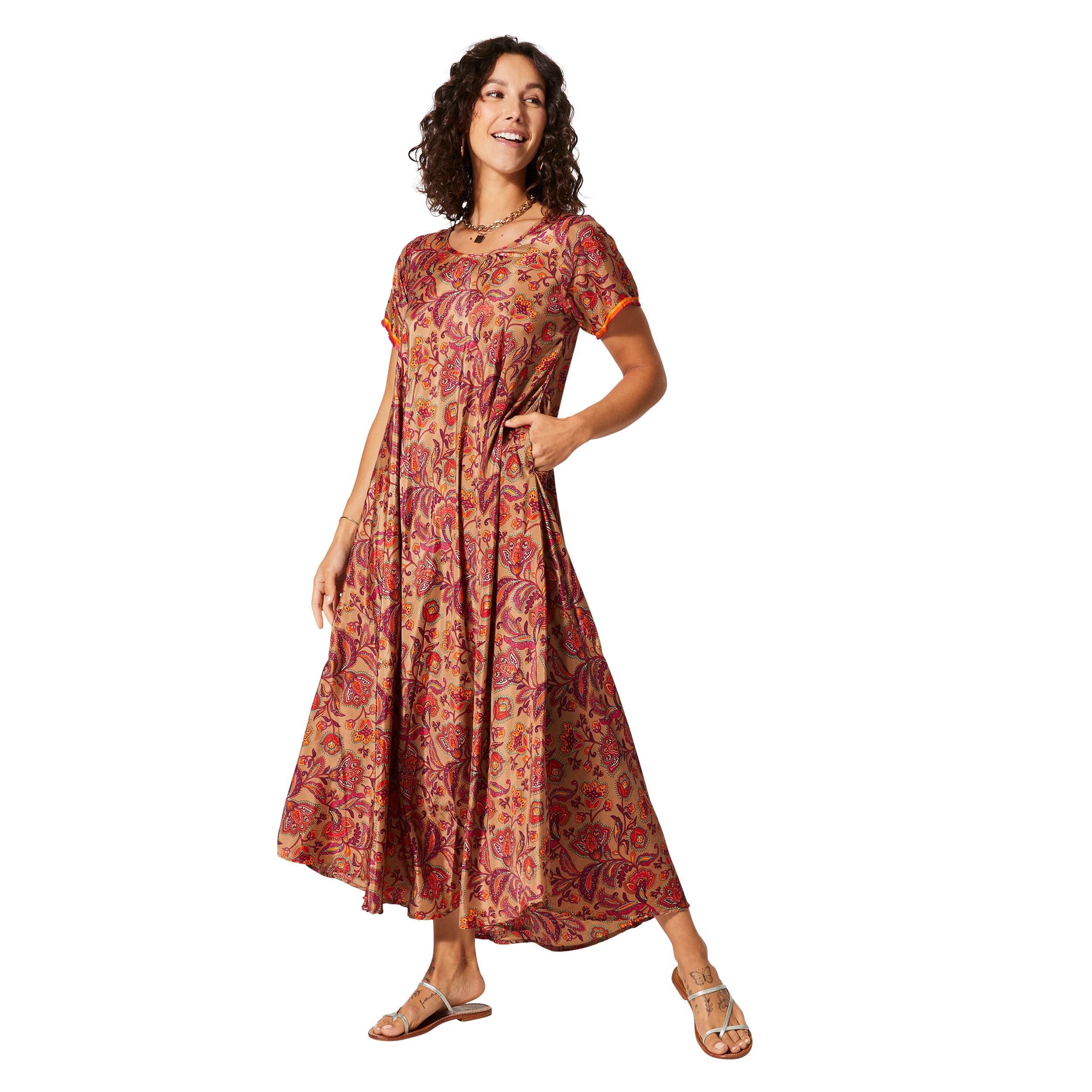Robe été longue manches courtes Irmtraud - Akoustik Online