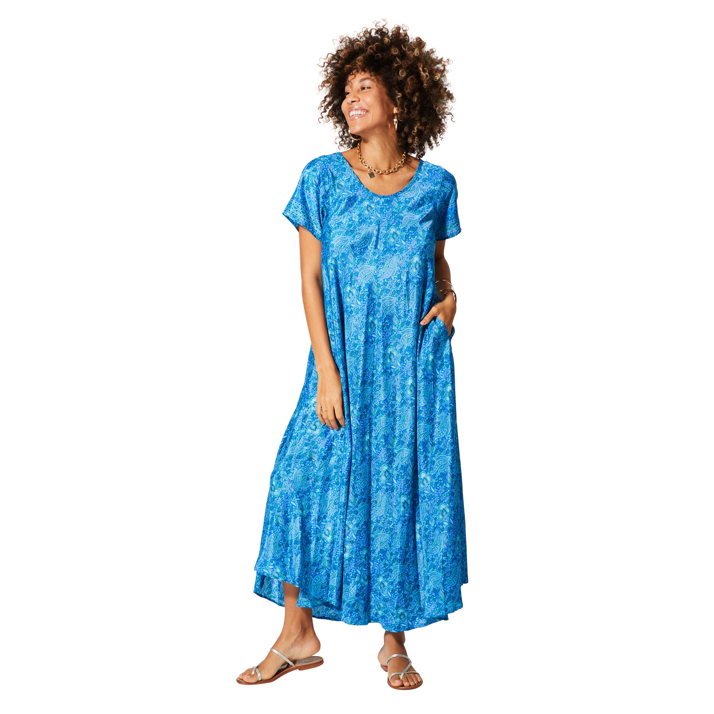 Robe été longue manches courtes Wenda - Akoustik Online