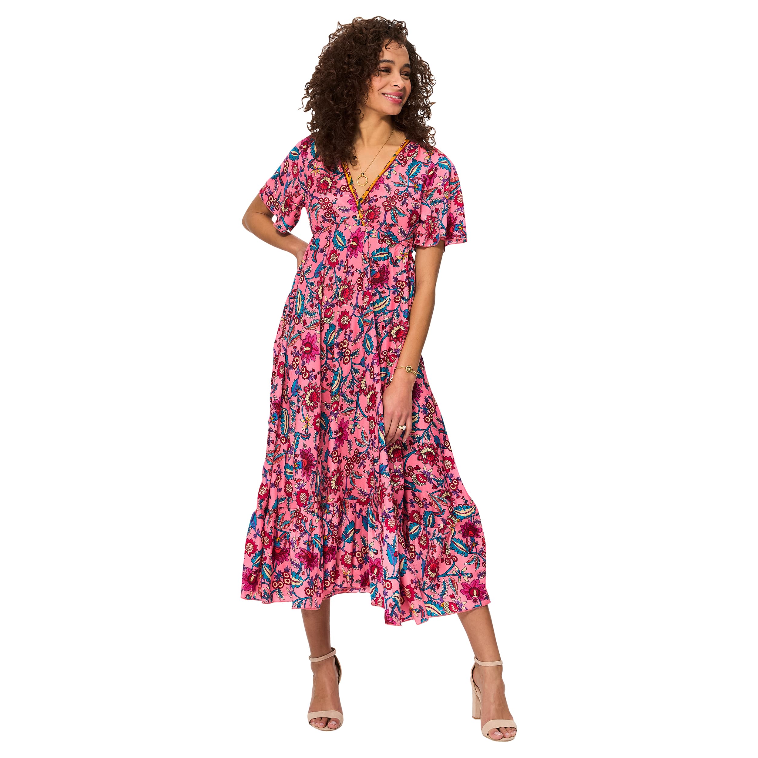 Robe été longue manches 3/4 Marina - 100% polyester - Akoustik Online