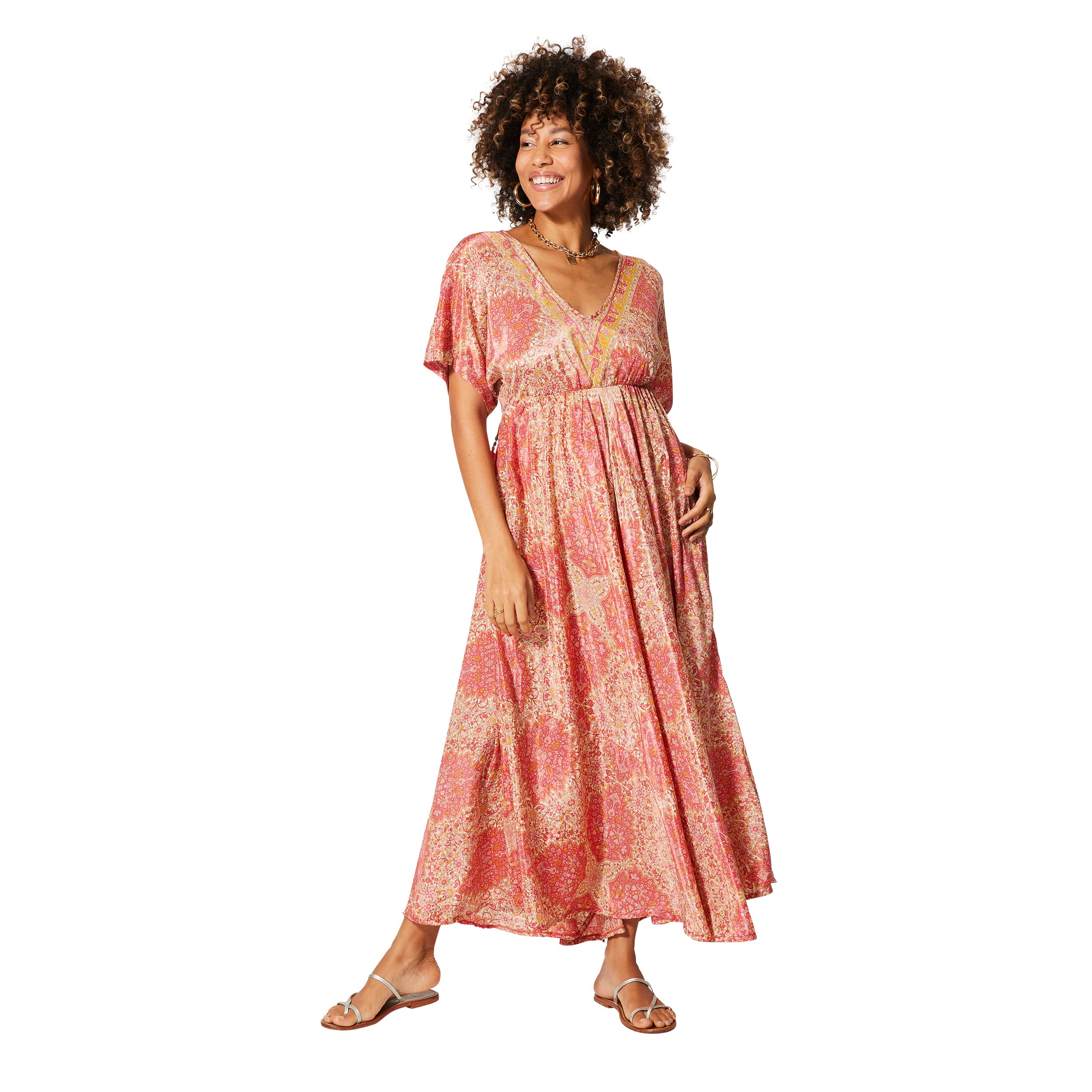 Robe été longue manches courtes Maria - Akoustik Online