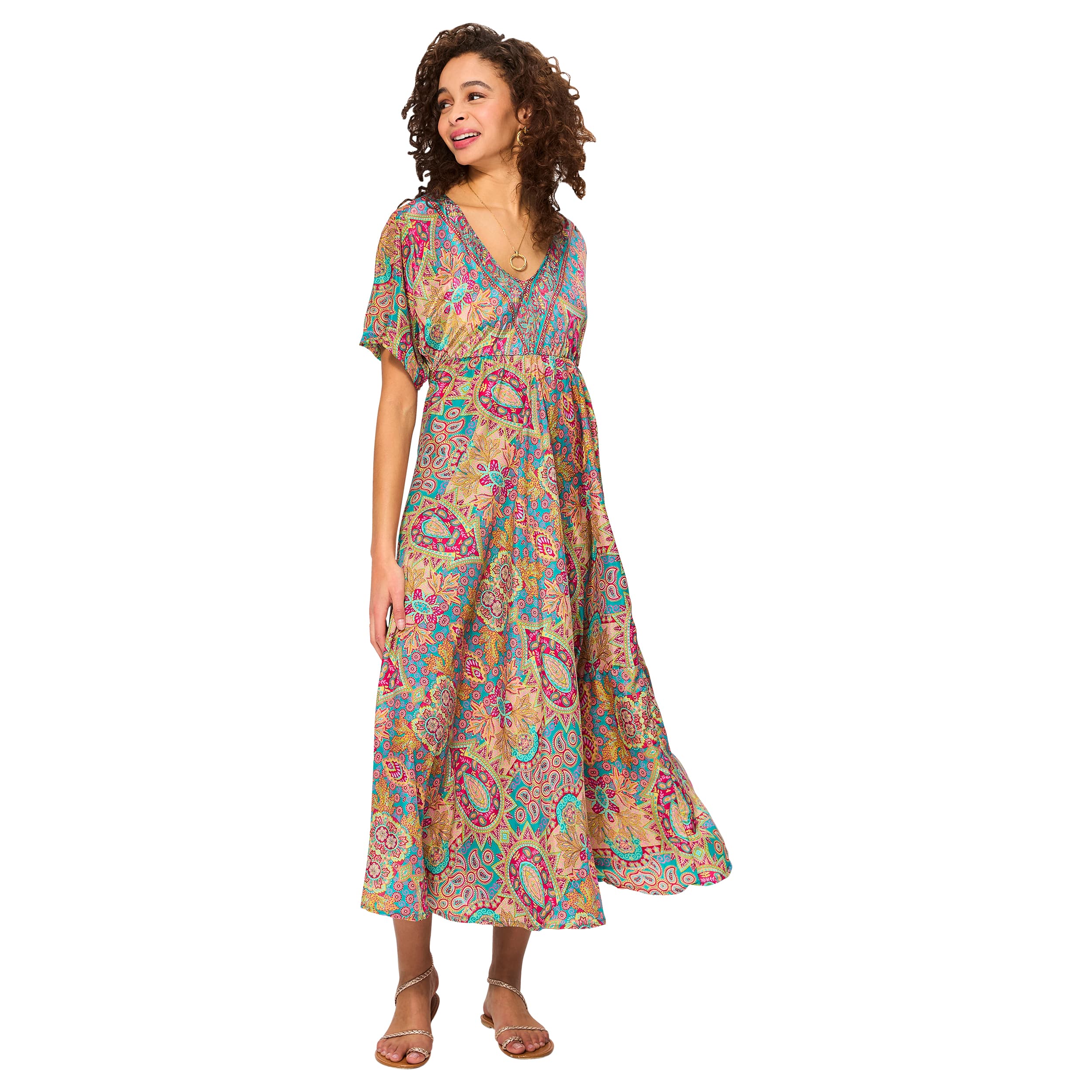 Robe été longue manches courtes Gino - Akoustik Online