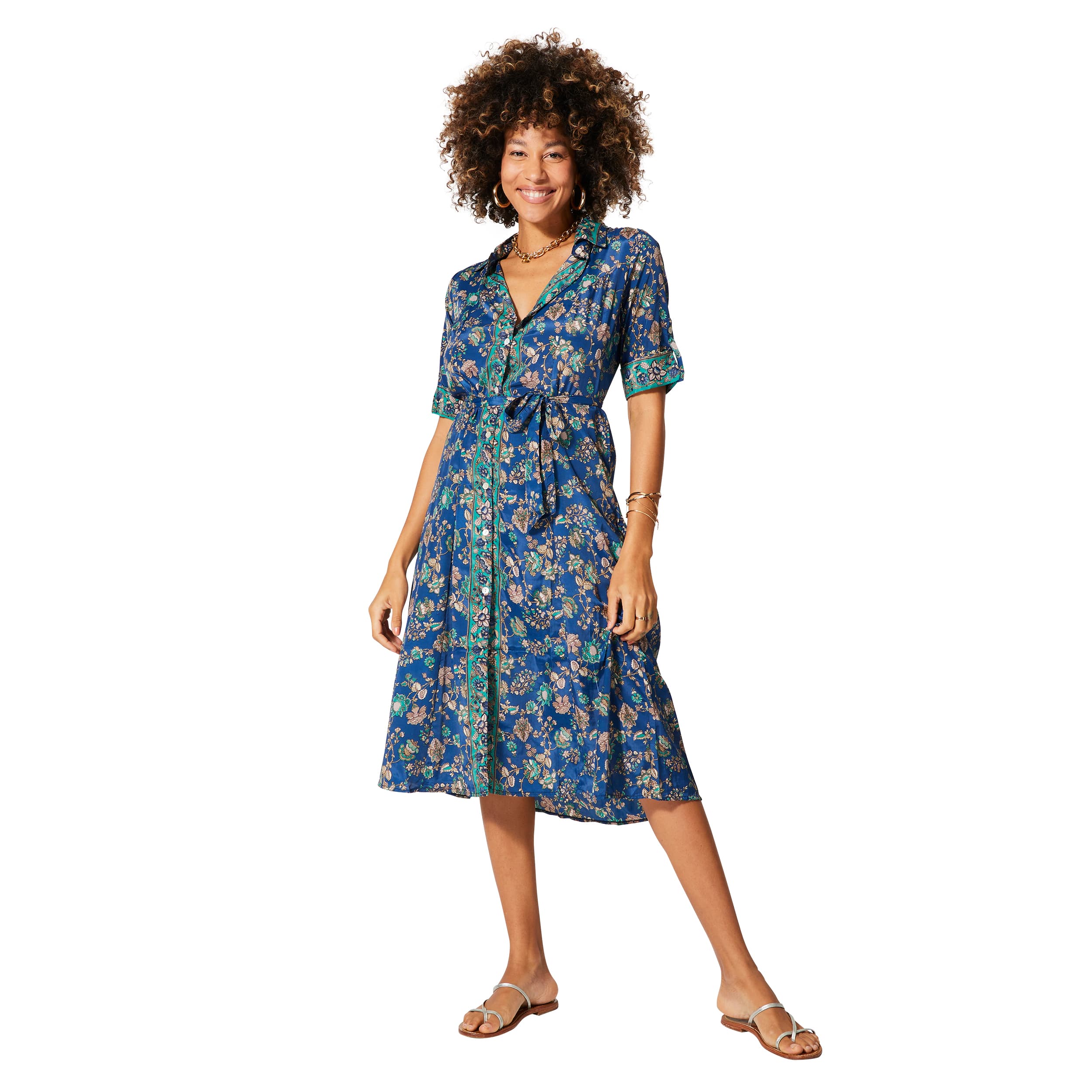 Robe été mi-longue manches courtes Cassiopea - Akoustik Online