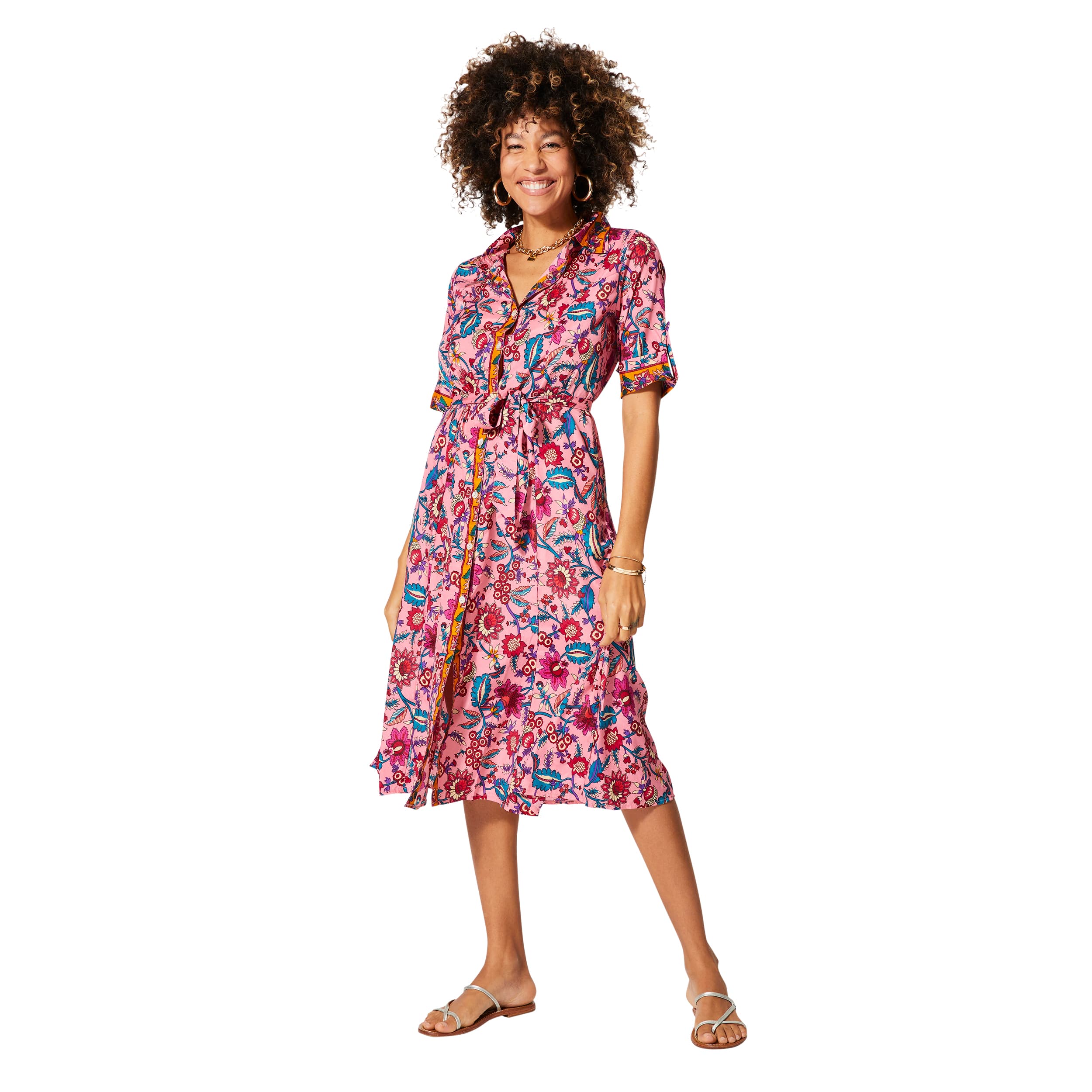 Robe été mi-longue manches courtes Agustín - Akoustik Online