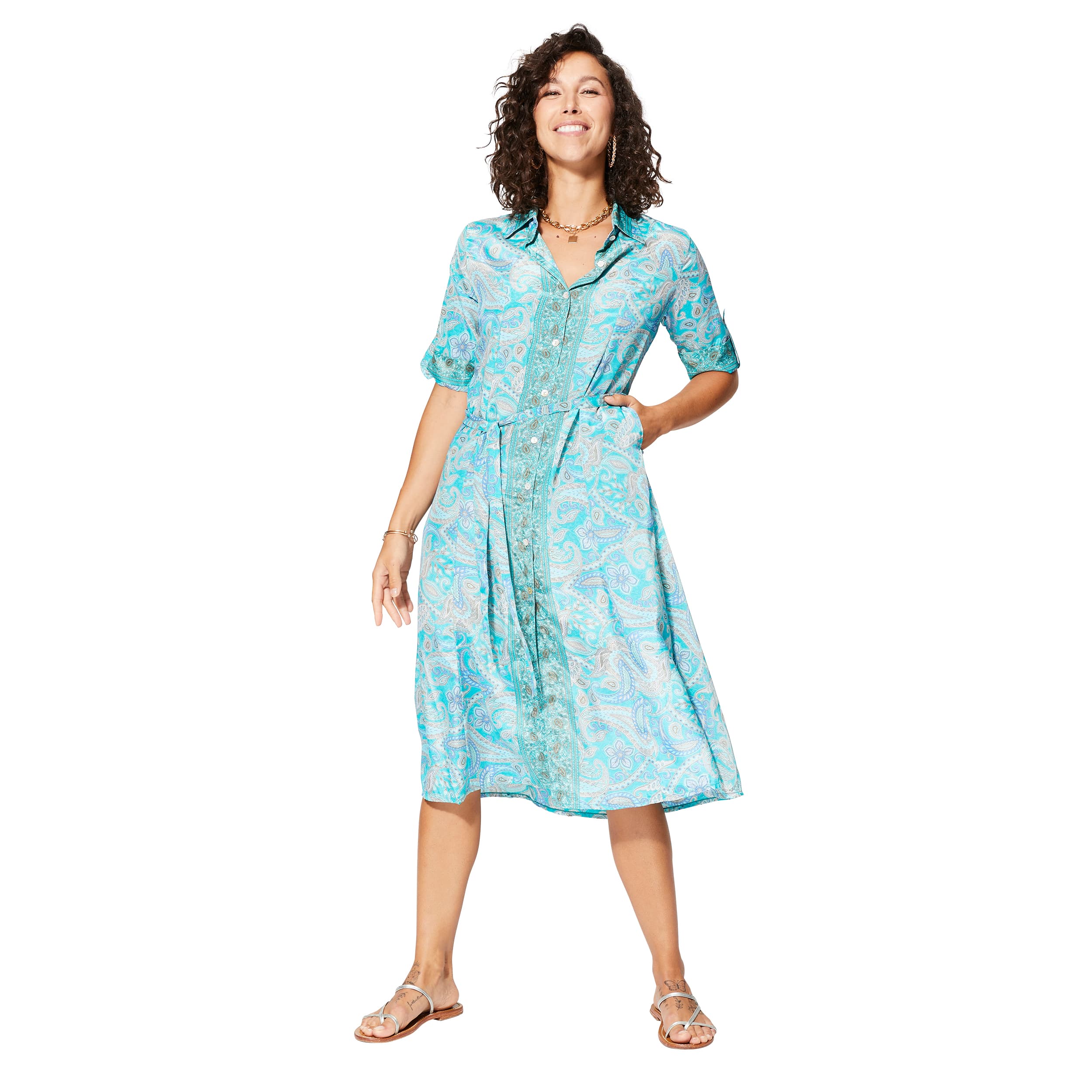 Robe été mi-longue manches courtes Dmitri - Akoustik Online