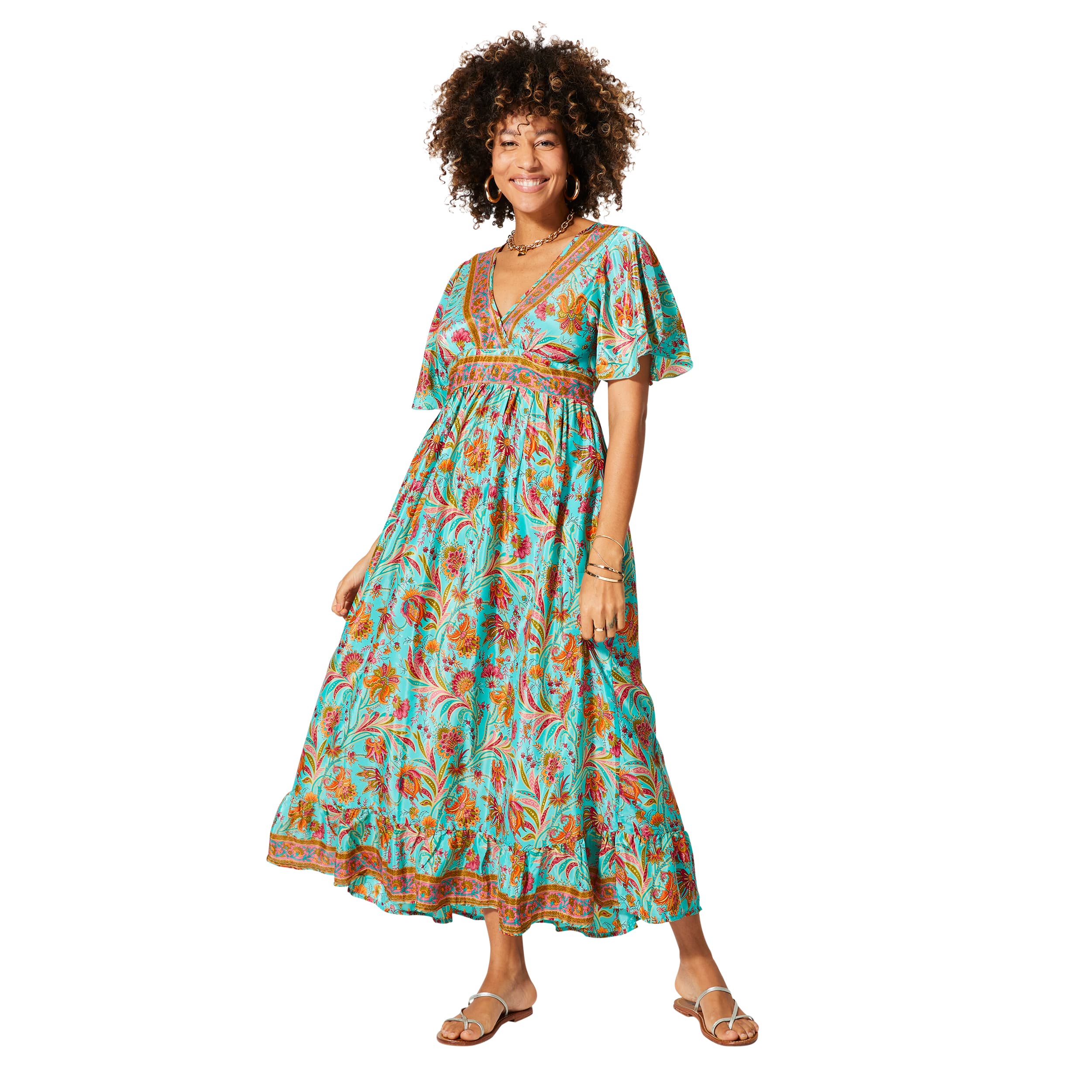 Robe été longue manches courtes Idonea - Akoustik Online