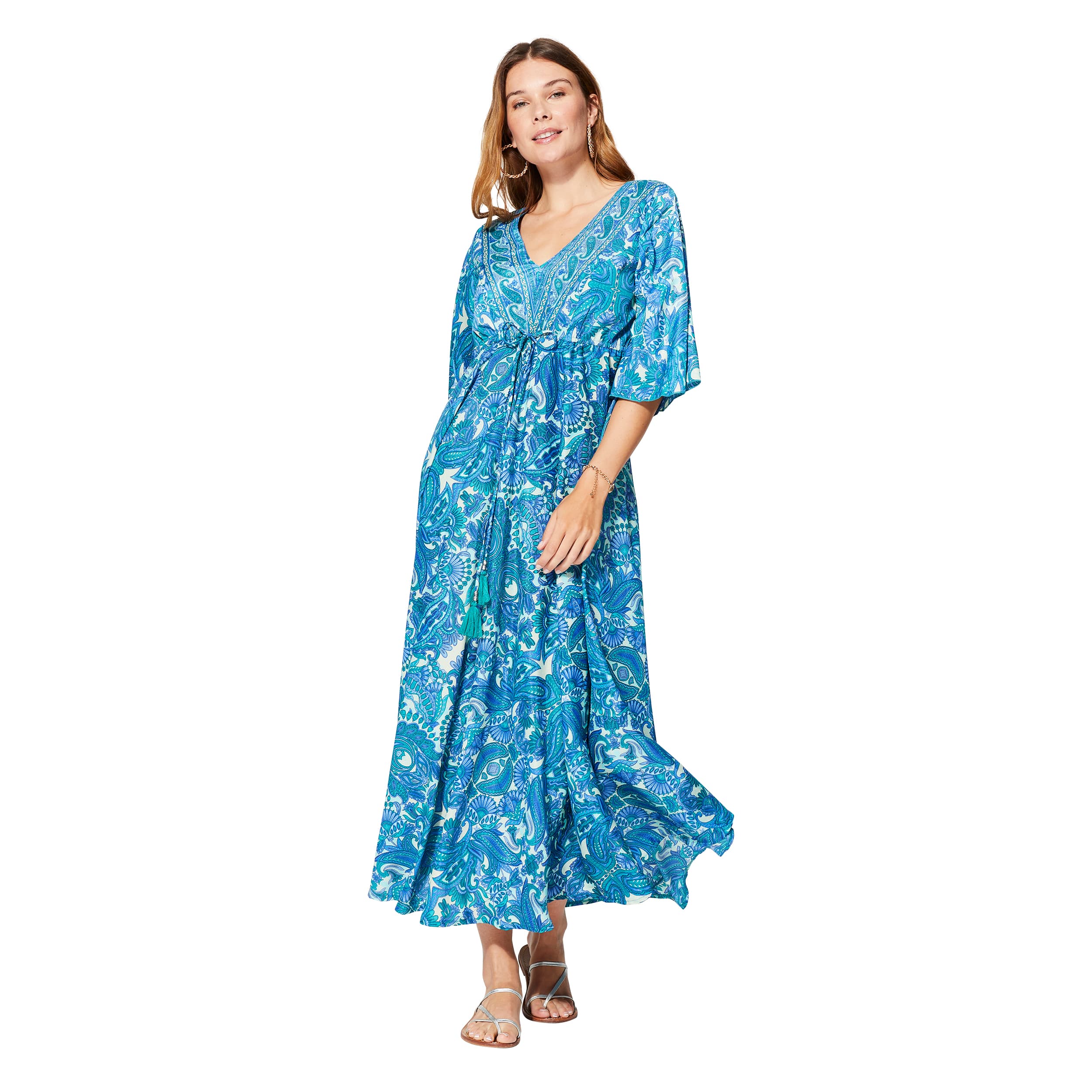 Robe été longue manches 3/4 Federico - Akoustik Online