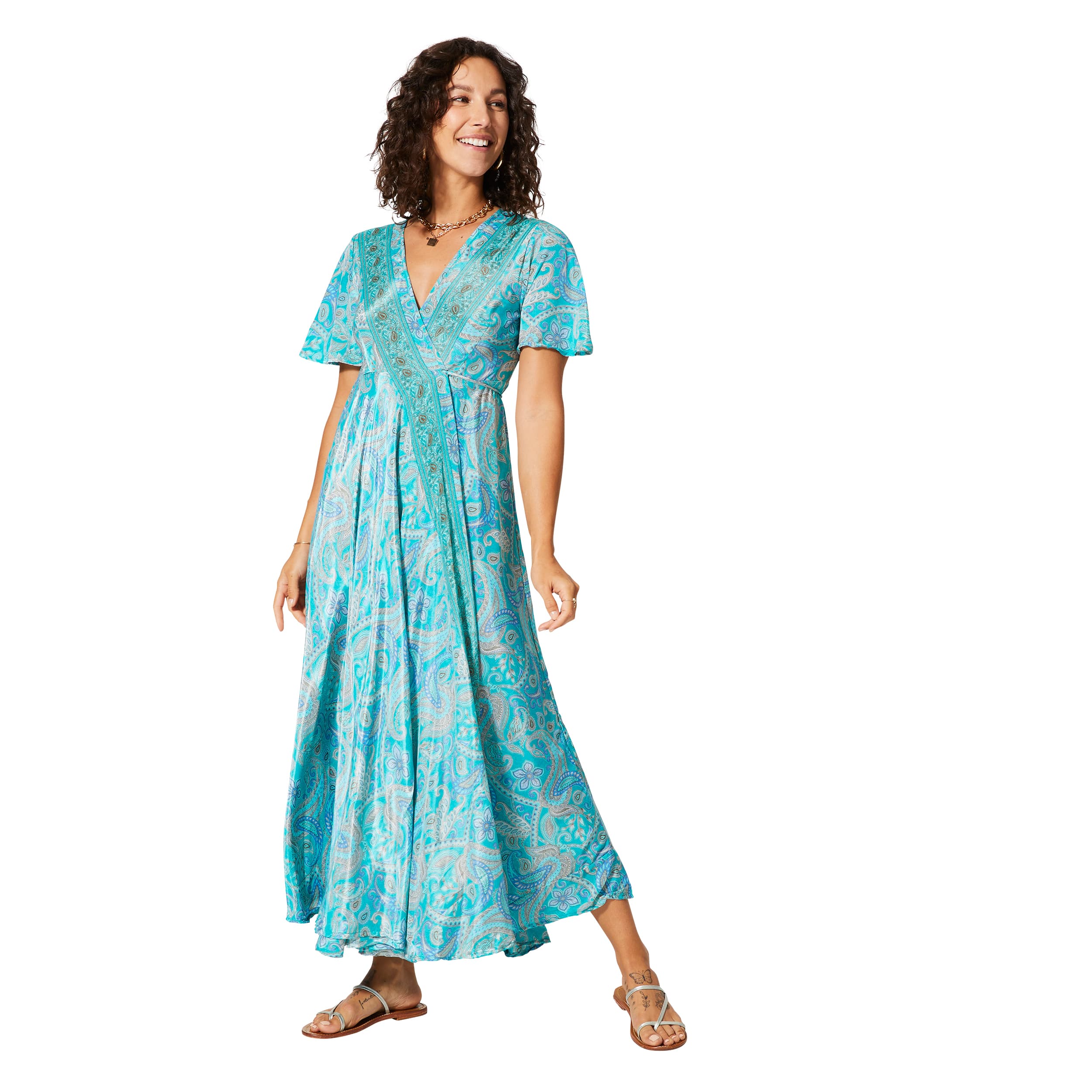 Robe été longue manches courtes Helmi - Akoustik Online