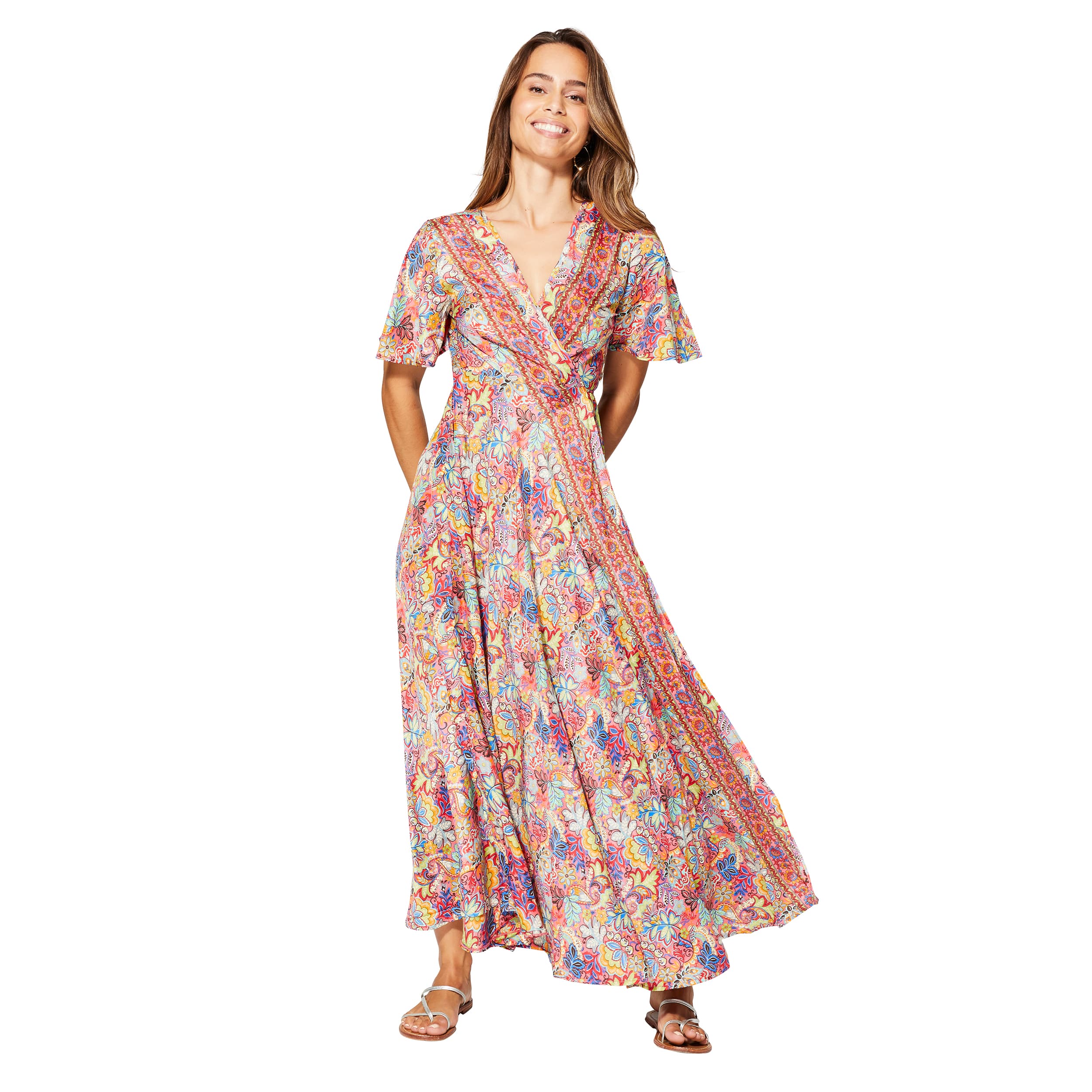Robe été longue manches courtes Haylie - Akoustik Online