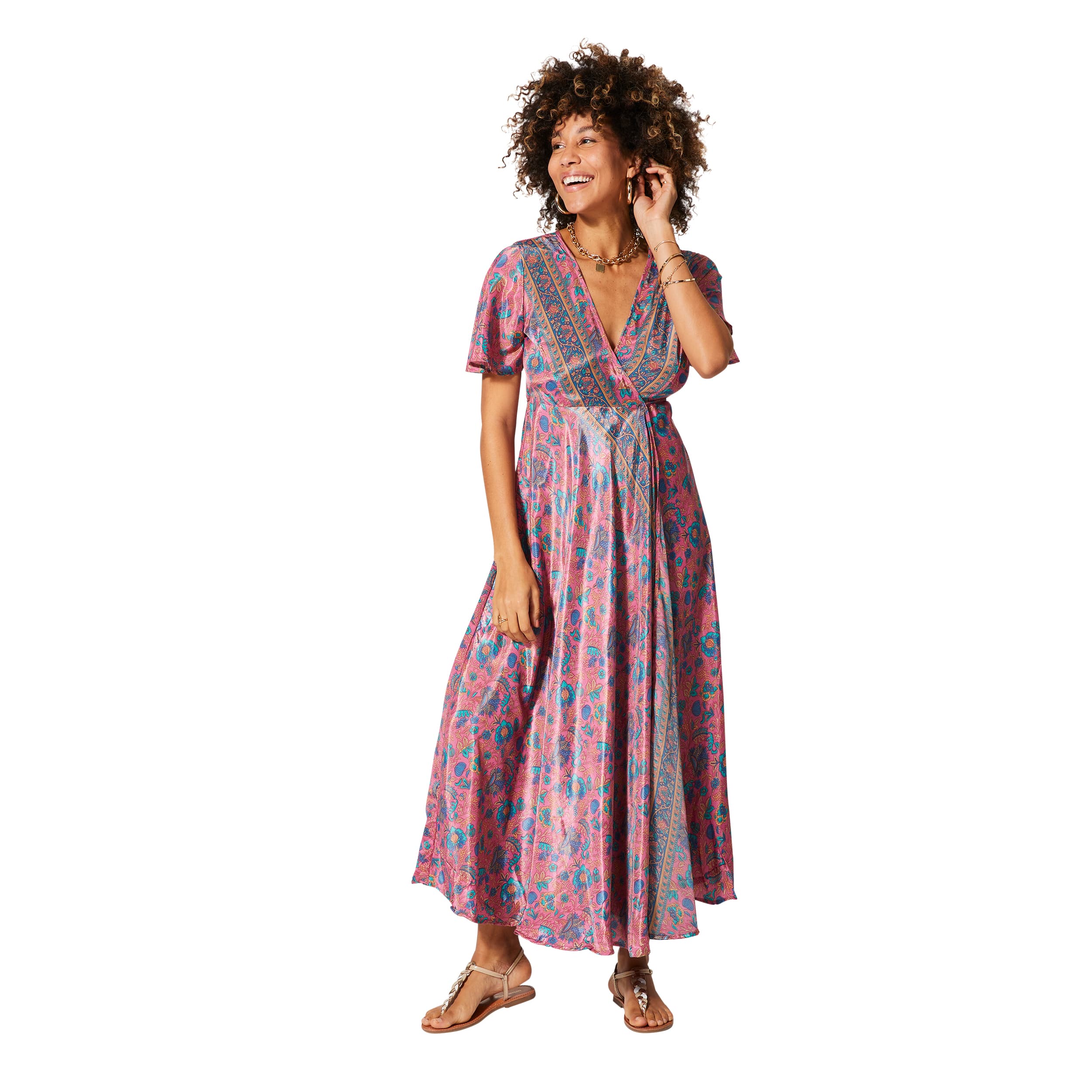 Robe été longue manches courtes Doireann - Akoustik Online