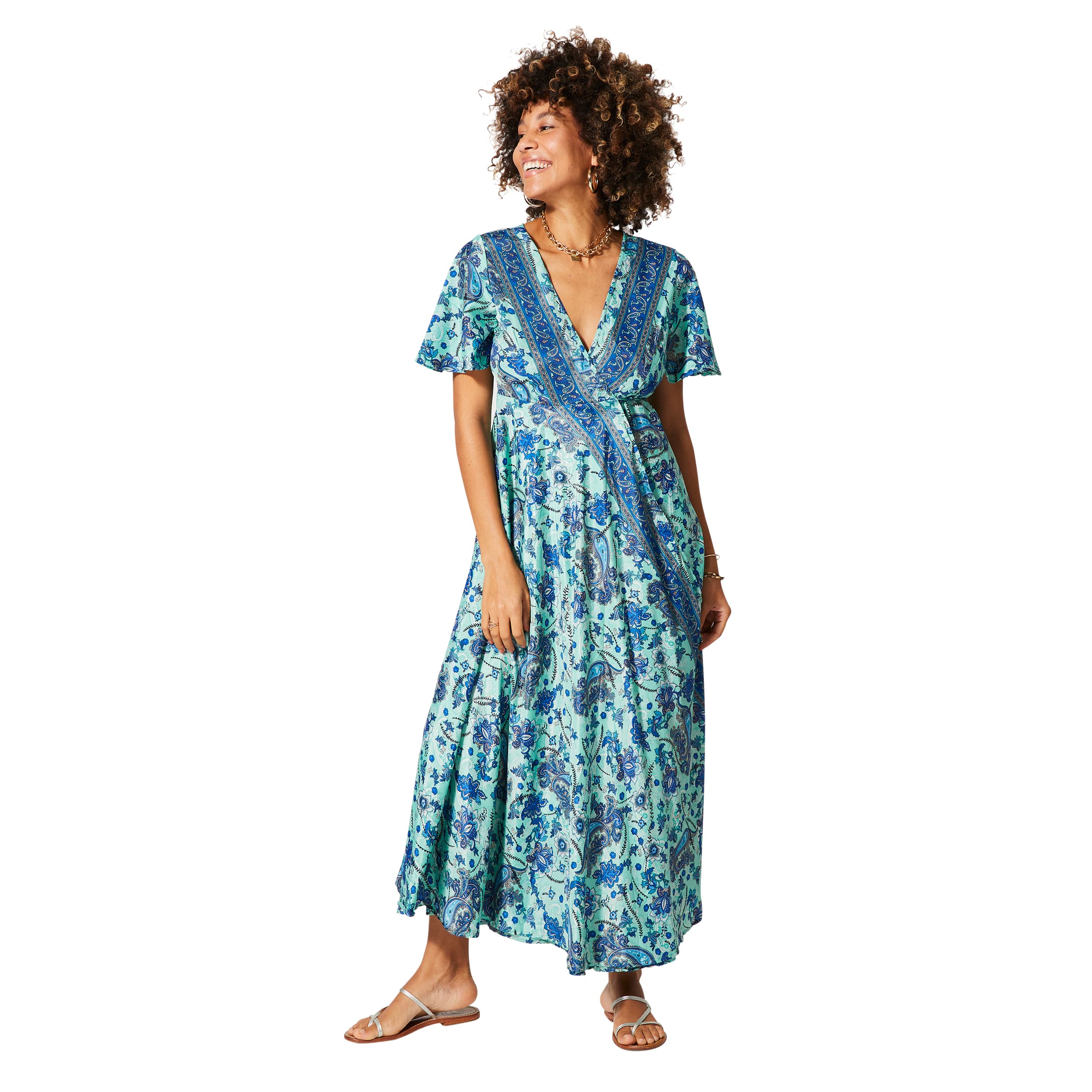 Robe été longue manches courtes Dianna - Akoustik Online