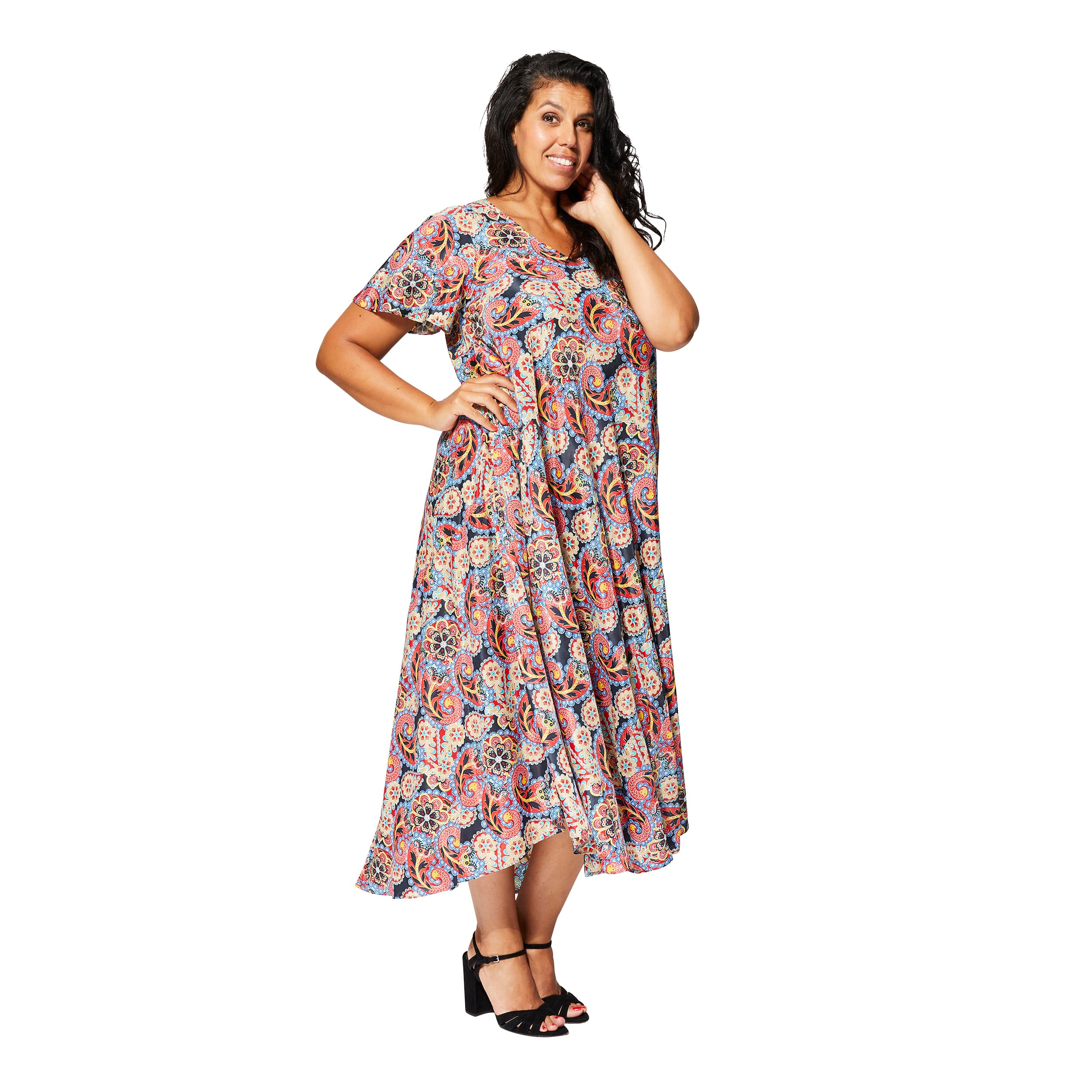 Robe été longue manches courtes Angelo - Akoustik Online