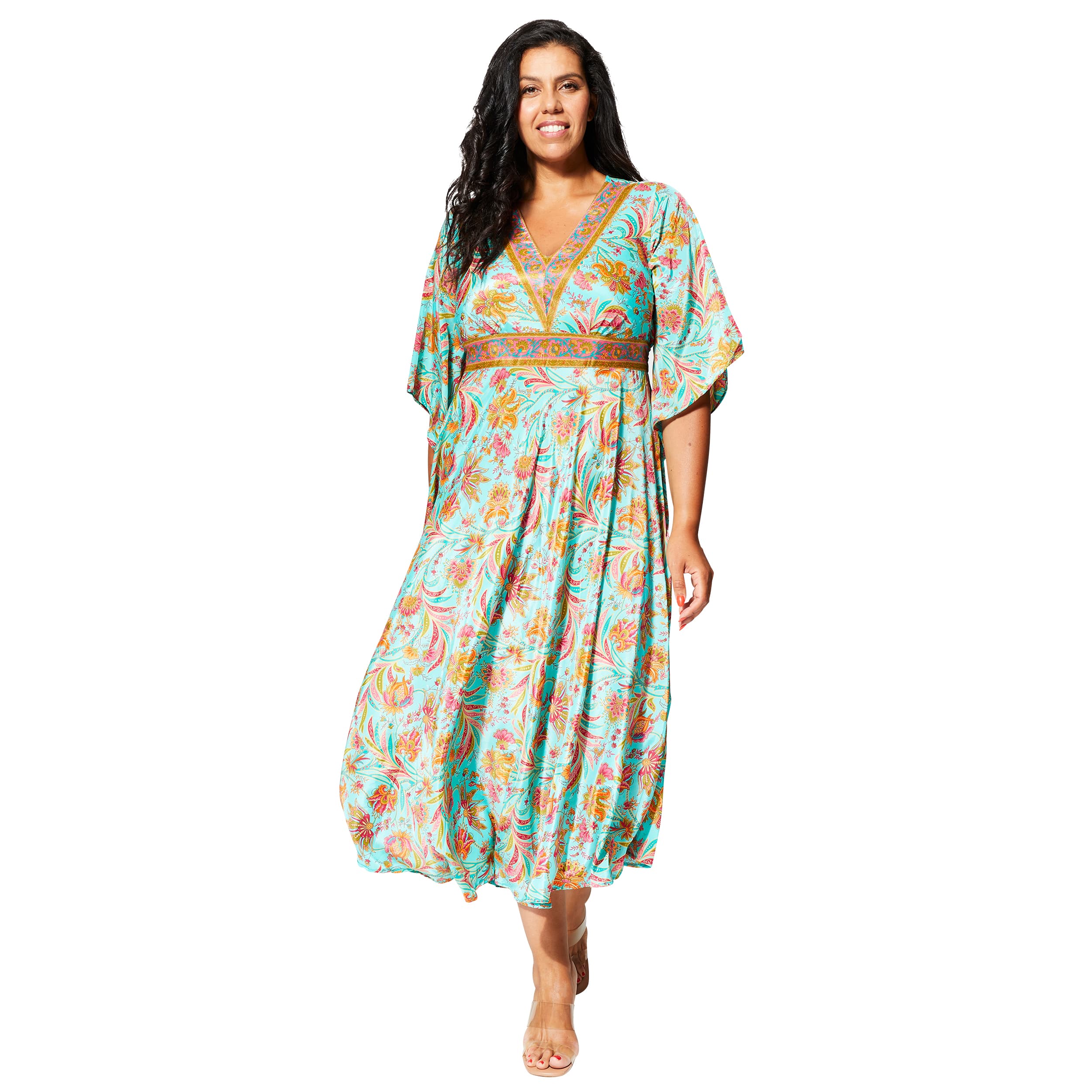 Robe été longue manches 3/4 Merlin - 100% polyester - Akoustik Online